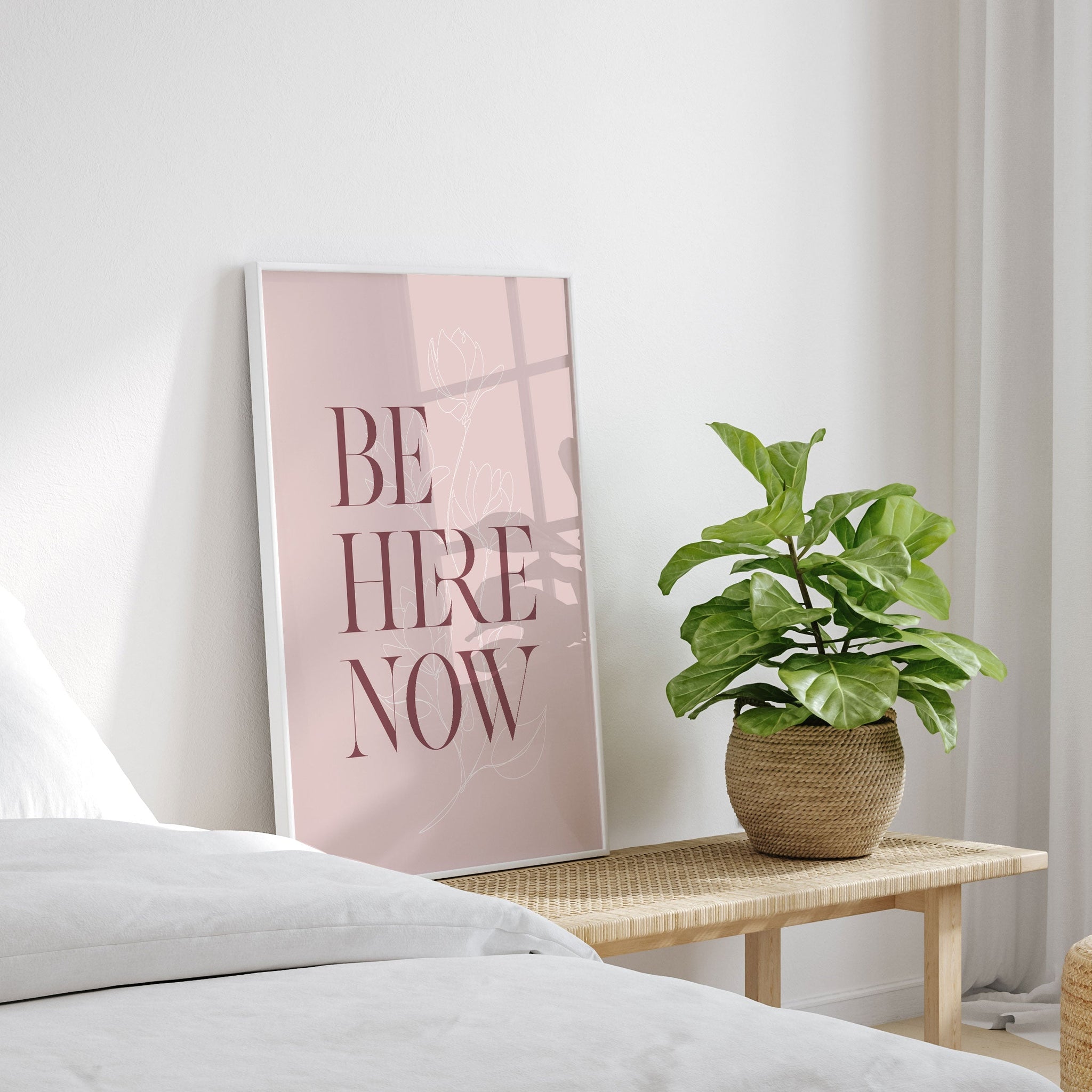 Be Here Now No3, Motivational Poster