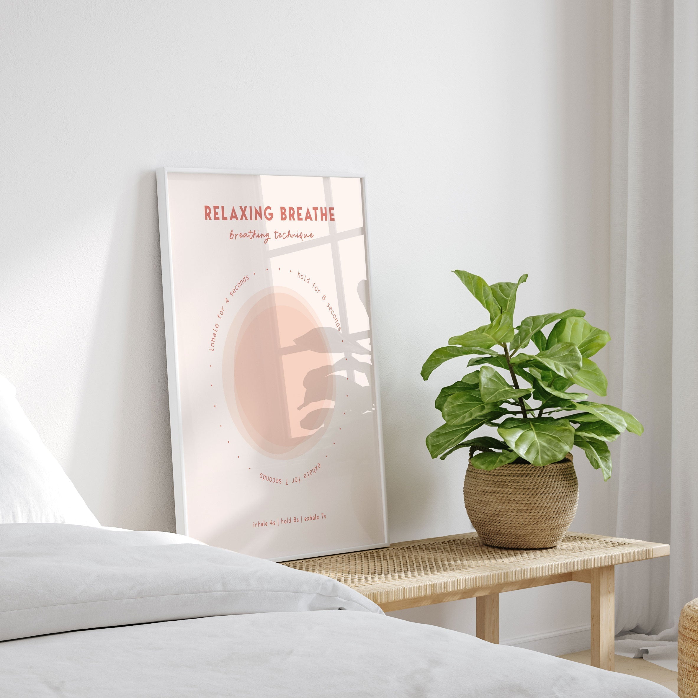 Relaxing Breathe, Motivational Poster
