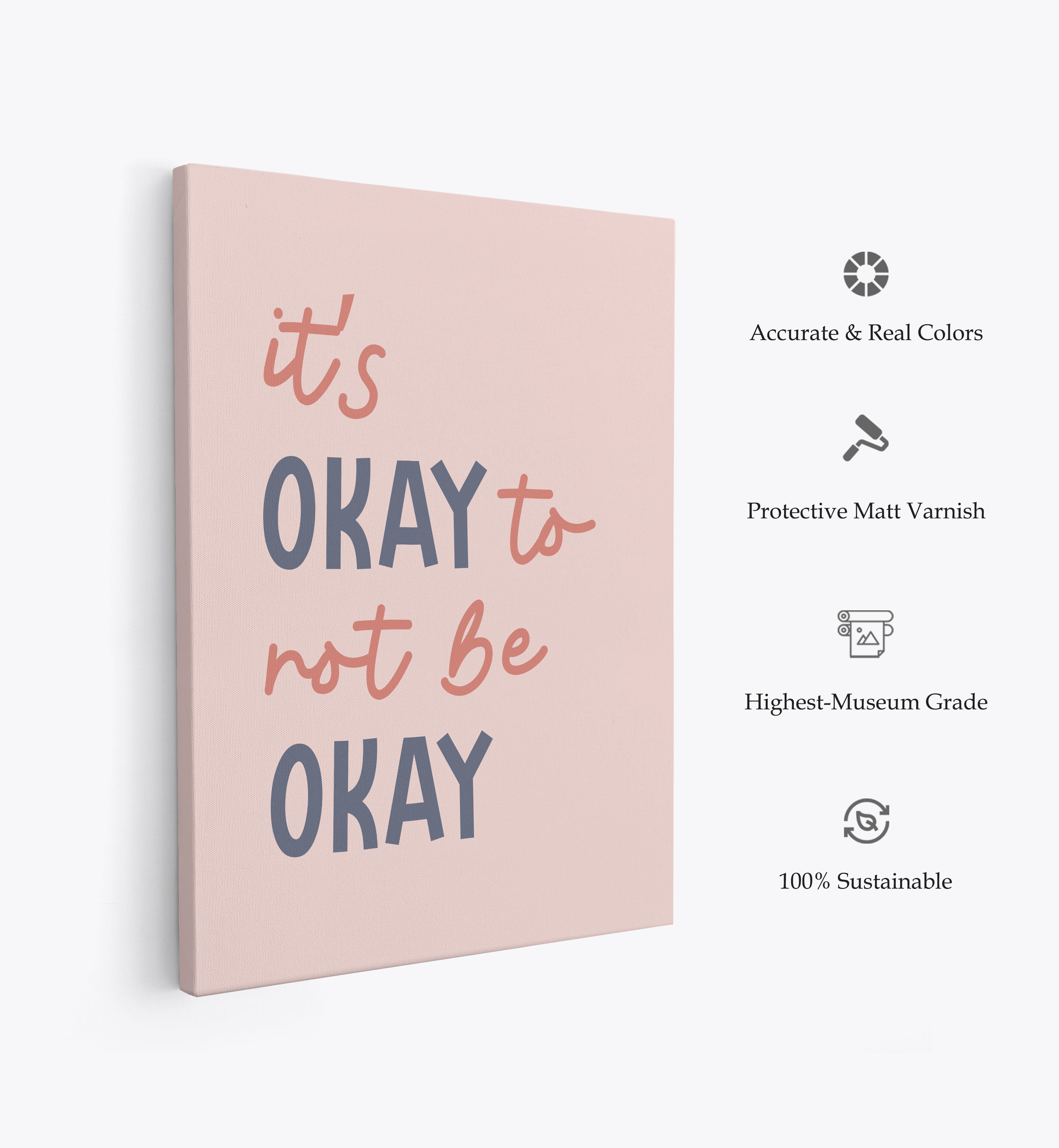 Its Ok Not To Be Ok, Motivational Poster