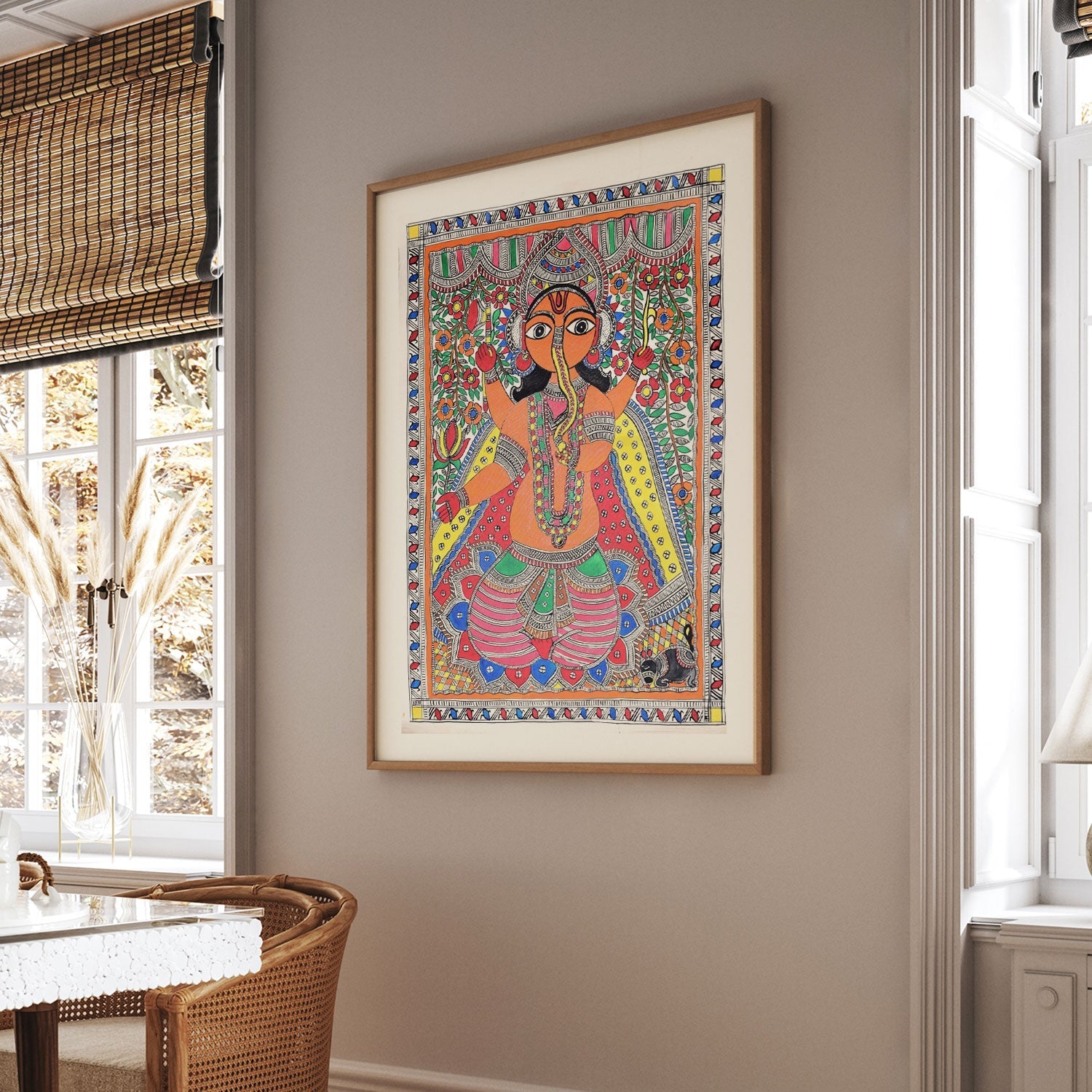 Ganesha Painting Madhubani Painting, Madhubani Art, Madhubani Painting