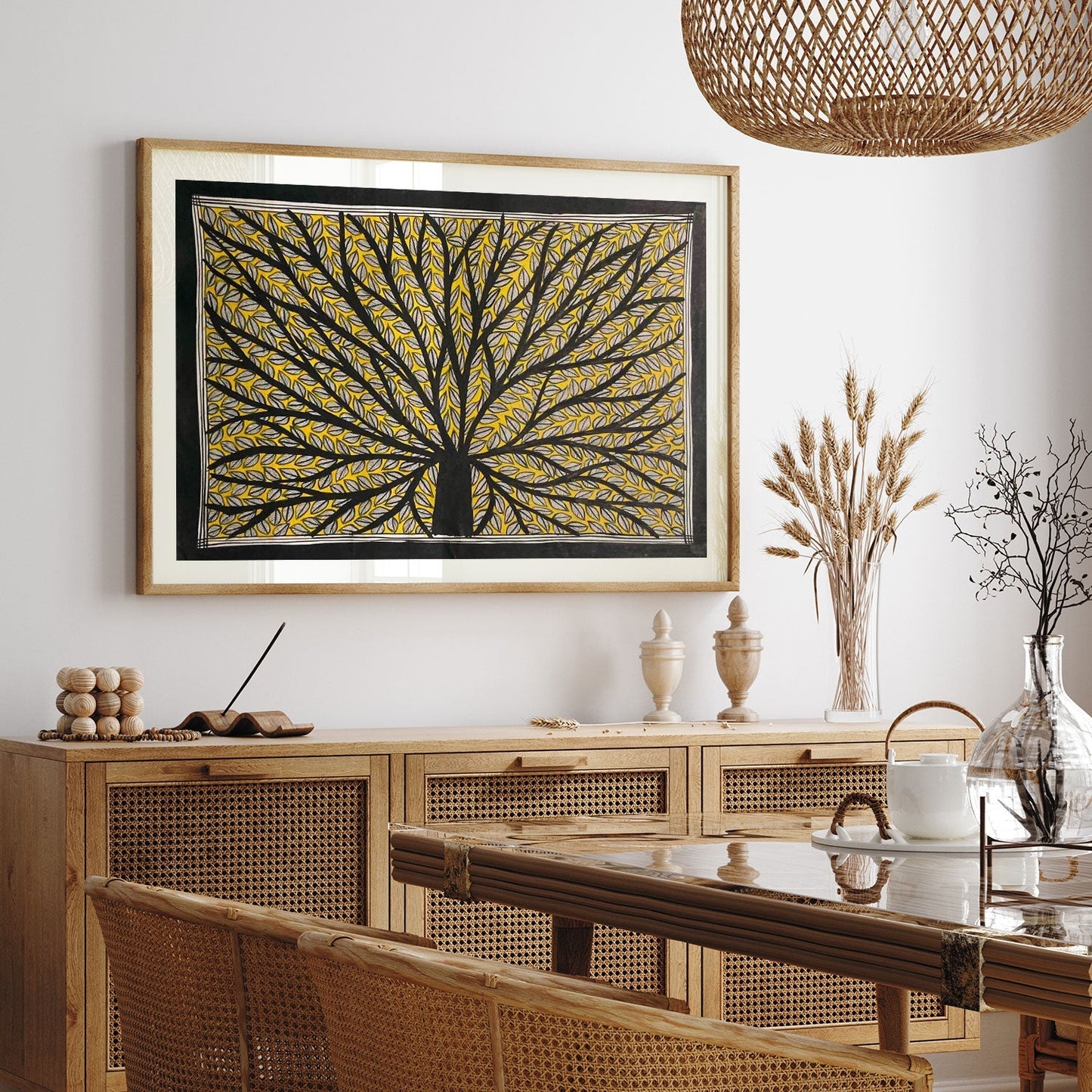 Life of Tree, Madhubani Art, Madhubani Painting