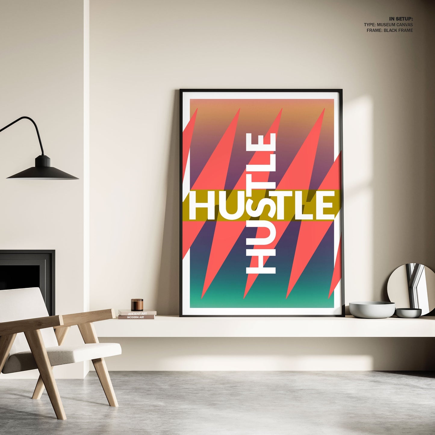 Hustle, Motivational Poster
