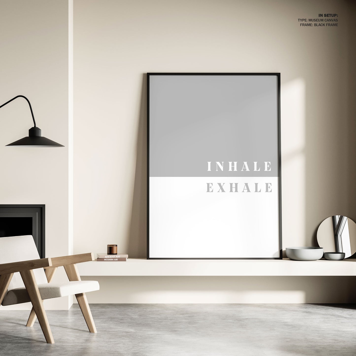 Inhale, Exhale, Motivational Poster