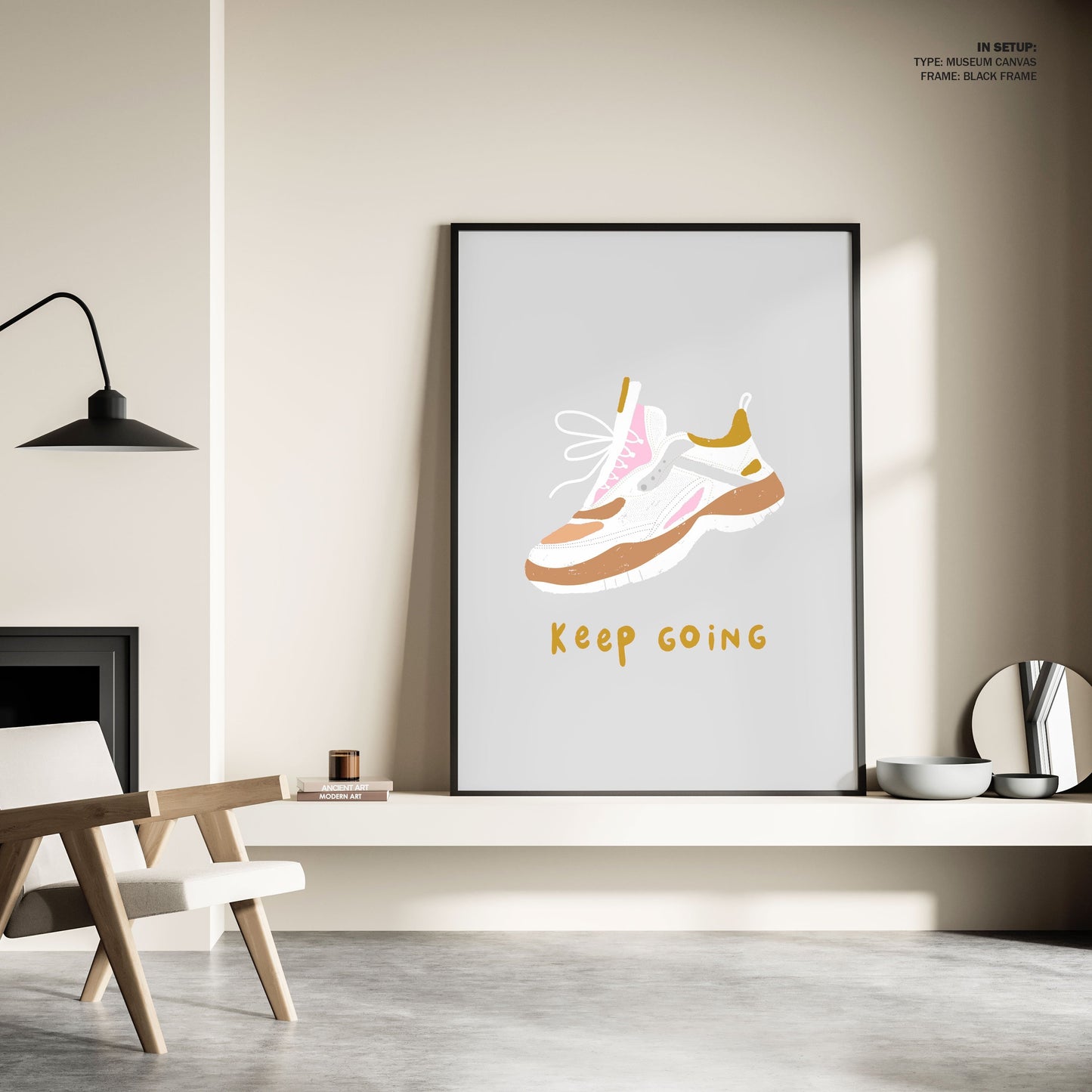 Keep Going, Motivational Poster