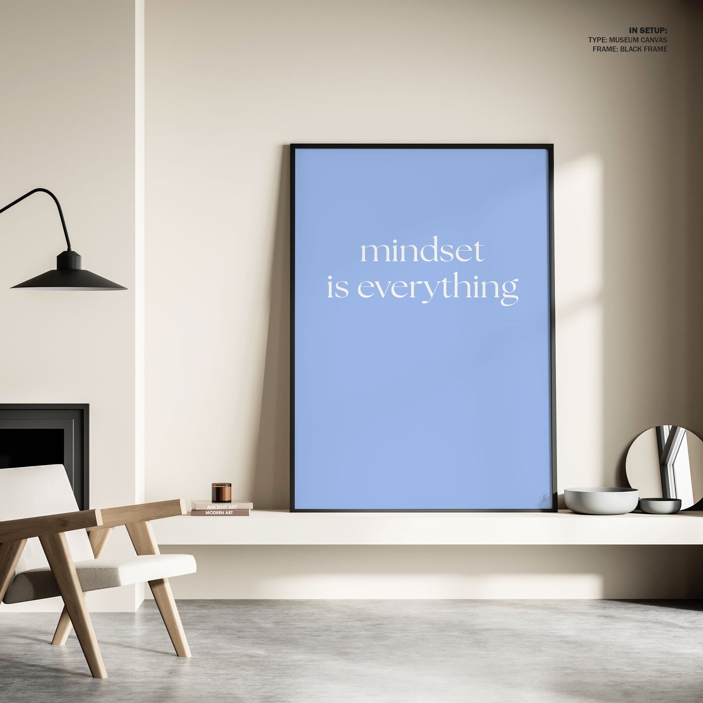 Mindset Is Everything, Motivational Poster