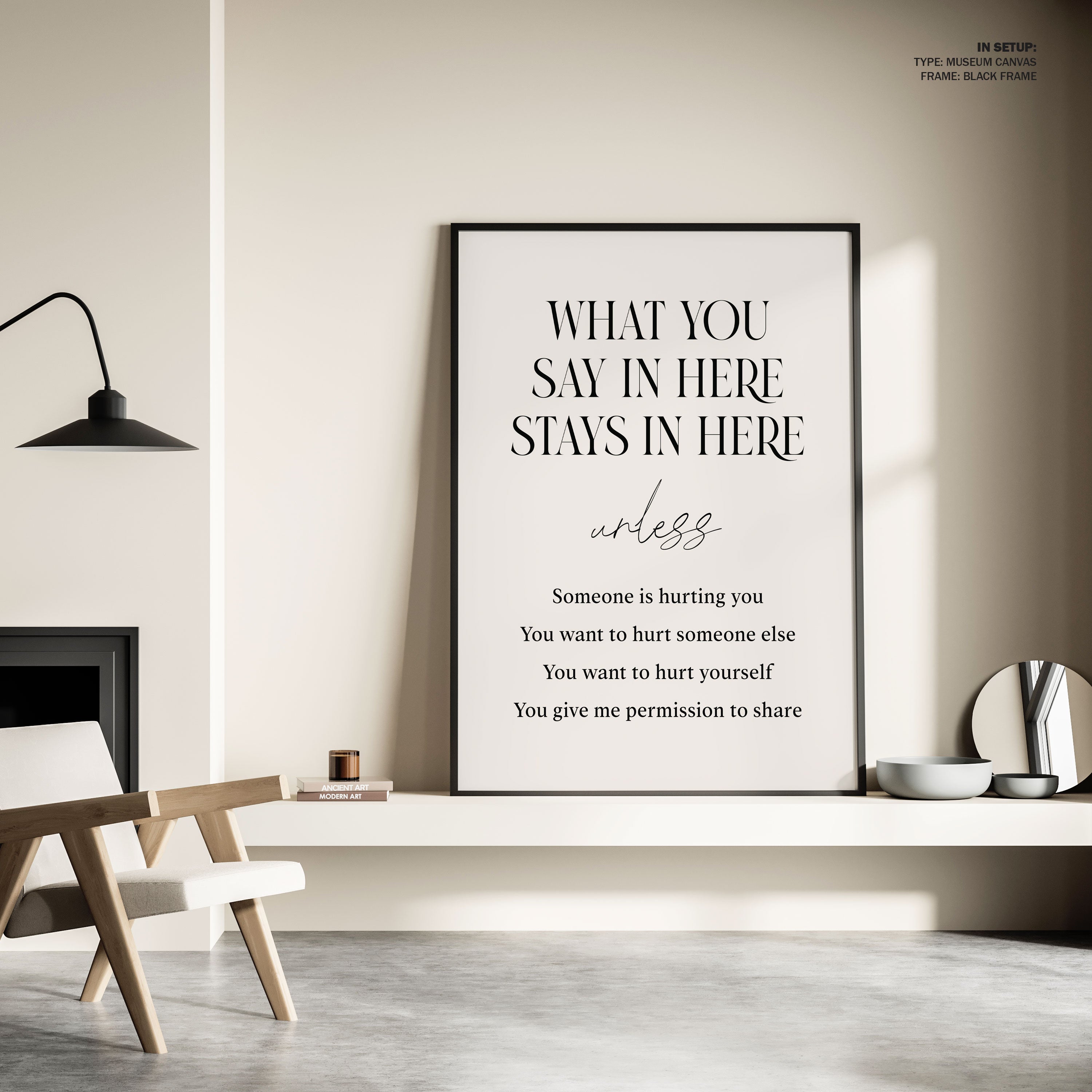 Saysherestayhere, Motivational Poster