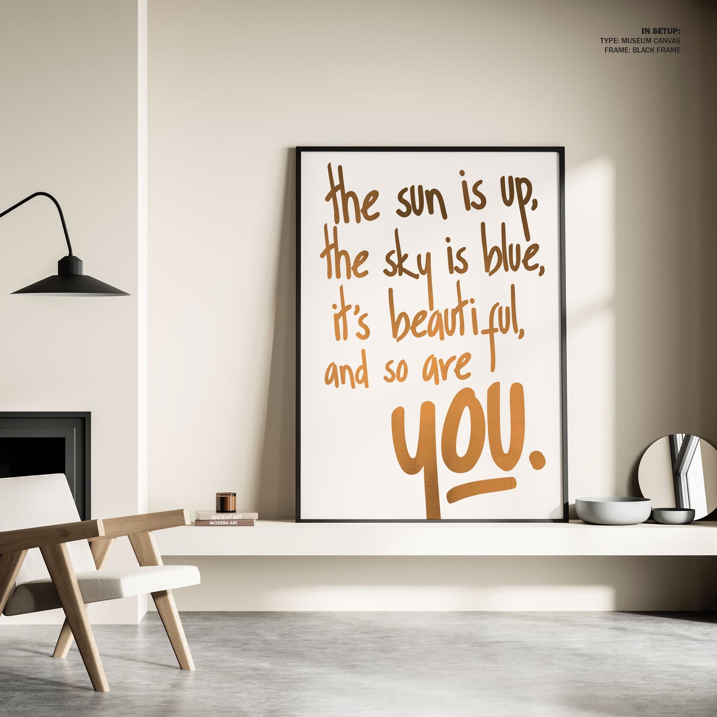 You Are Beautiful (vers.1), Motivational Poster