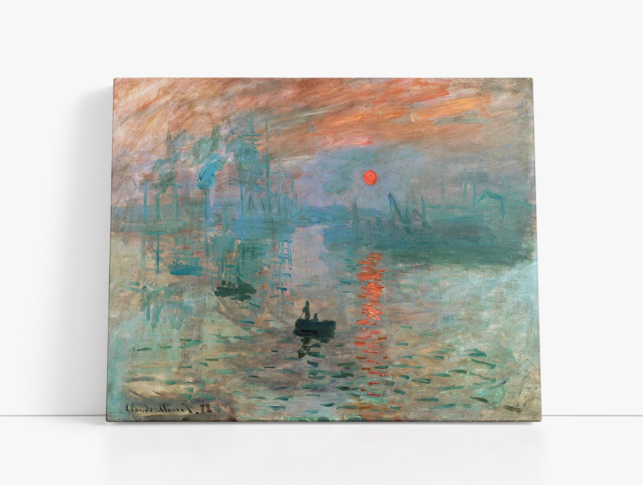 Claude Monet's Impression, Sunrise // Wall Art Print