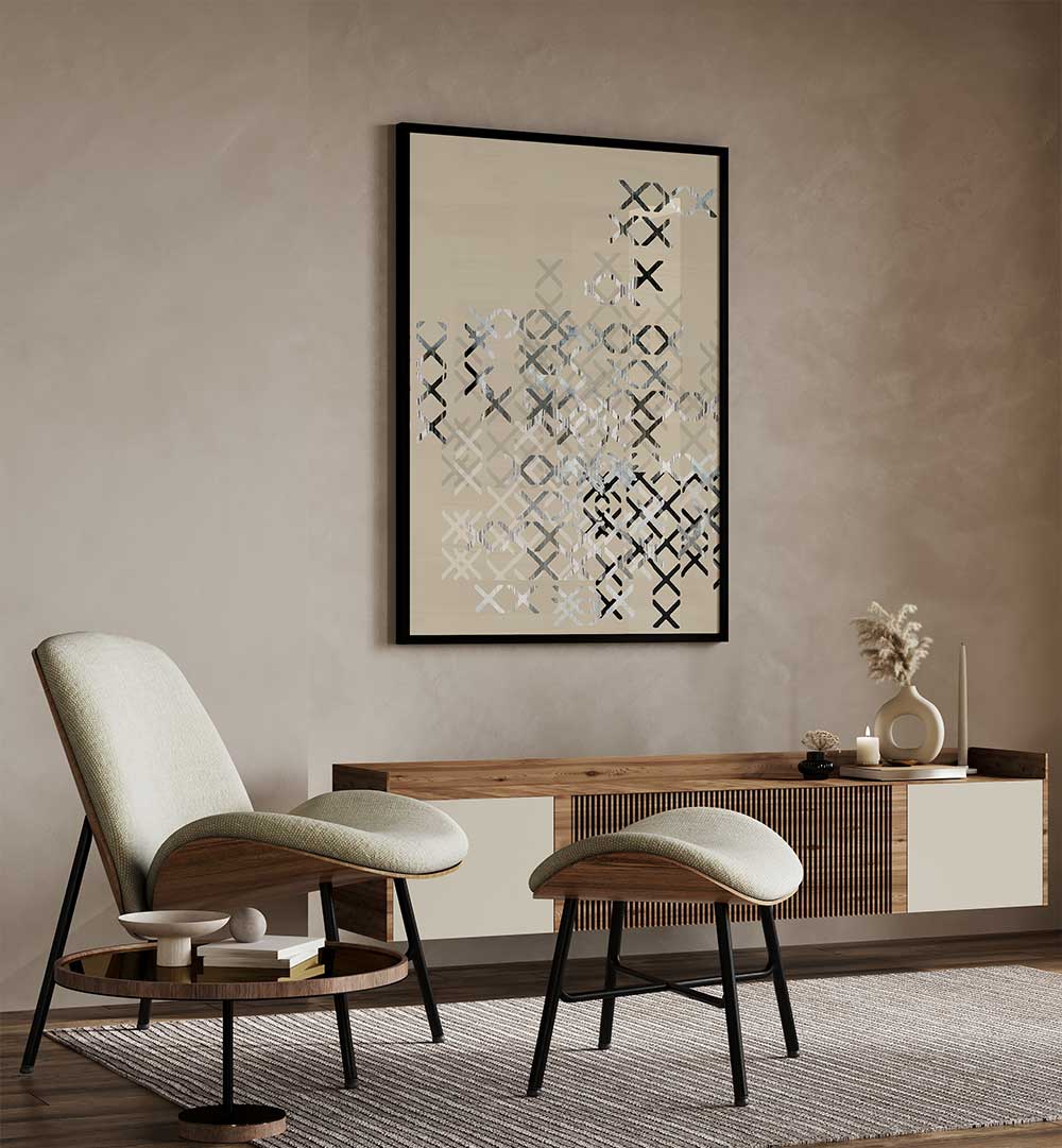 MINIMAL COMPOSITION III , ABSTRACT PAINTINGS