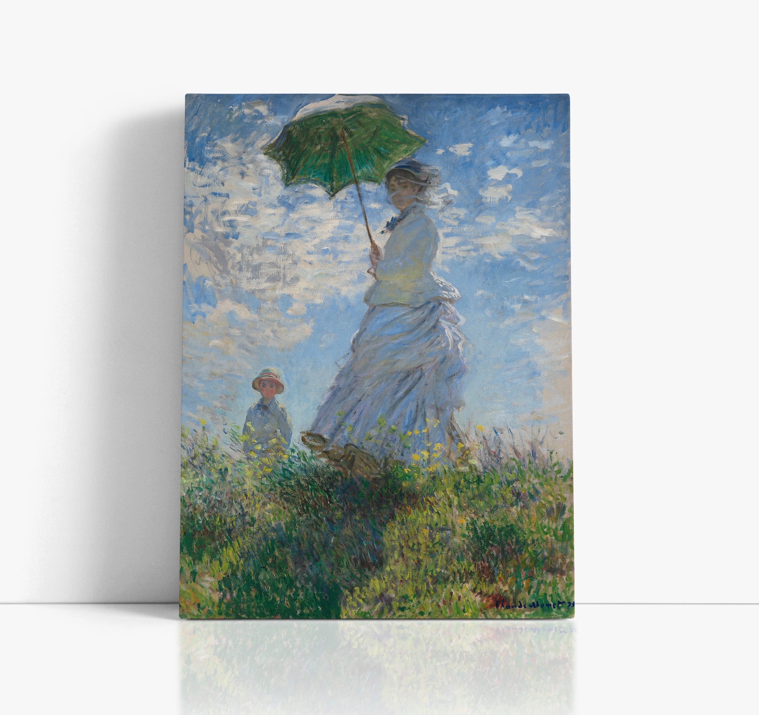 Claude Monet's Madame Monet and Her Son // Wall Art Print