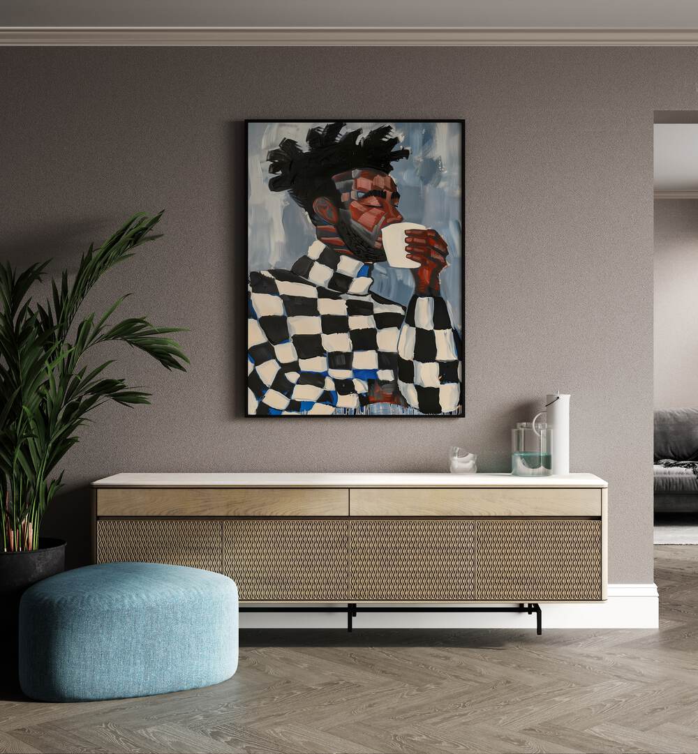 MAGIC IN COFFEE , PORTRAITS & FIGURATIVE ILLUSTRATIONS
