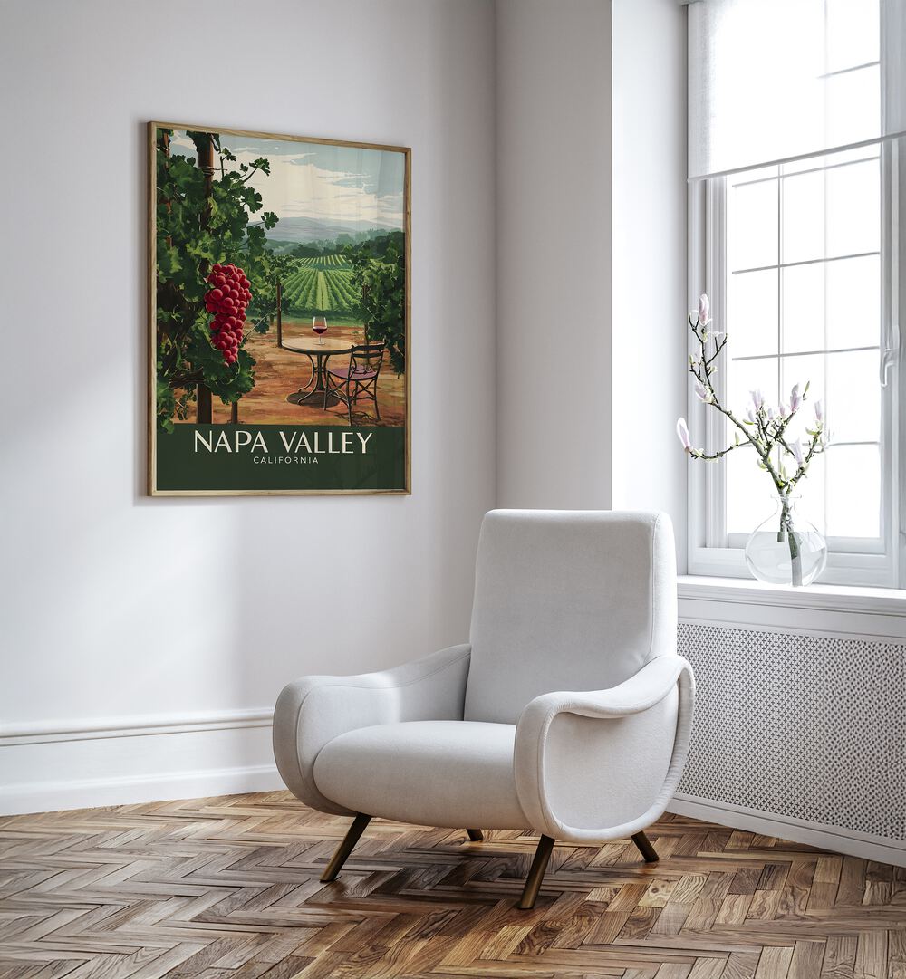 NAPA VALLEY - CALIFORNIA , BAR & CAFE ART