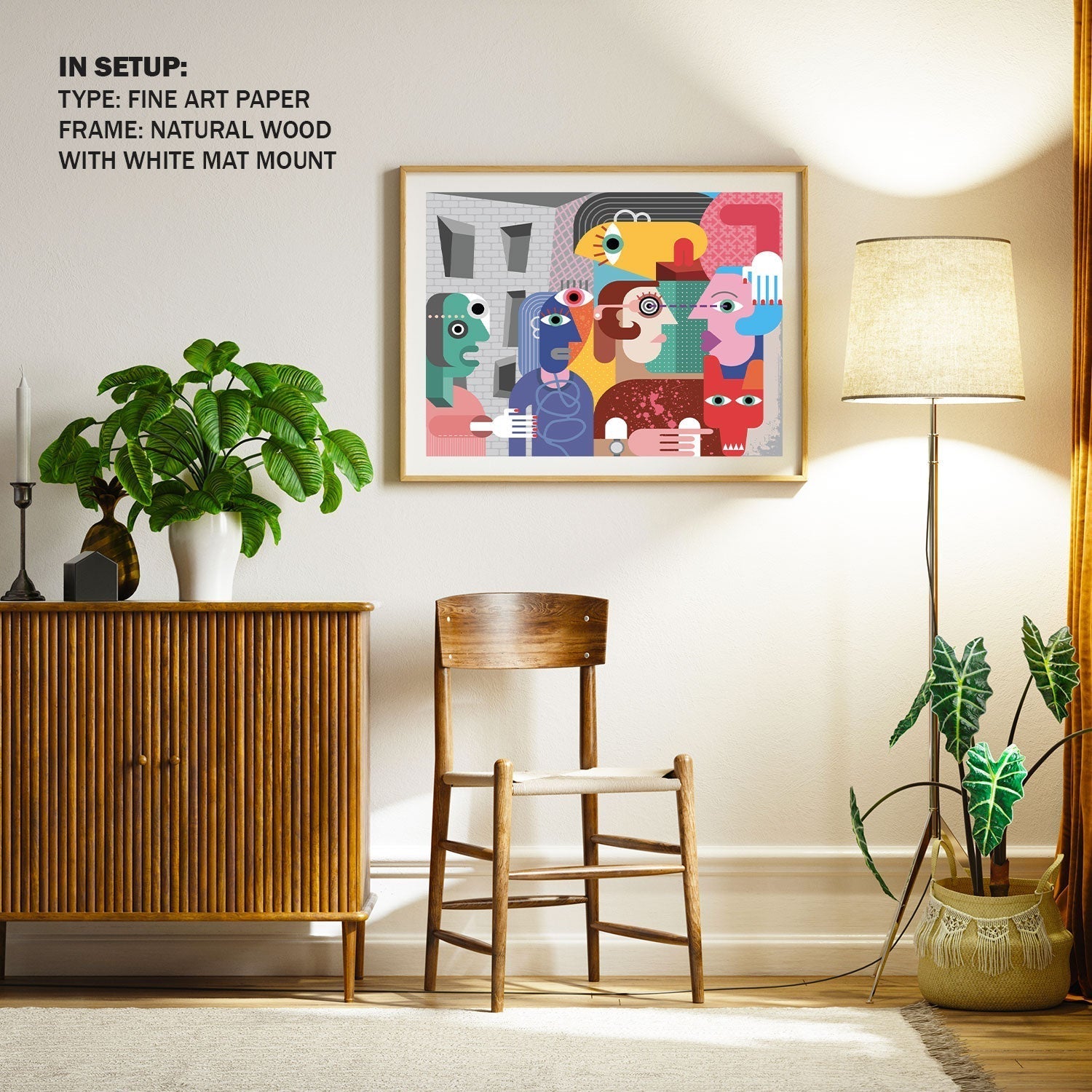 Abstract People, Picasso Painting