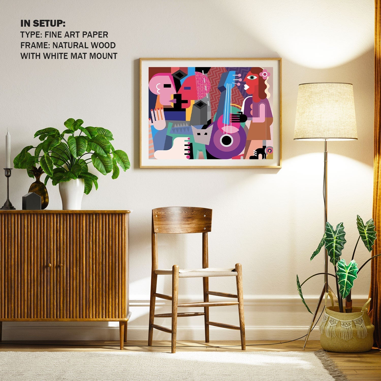 Jazz and Music, Picasso Painting