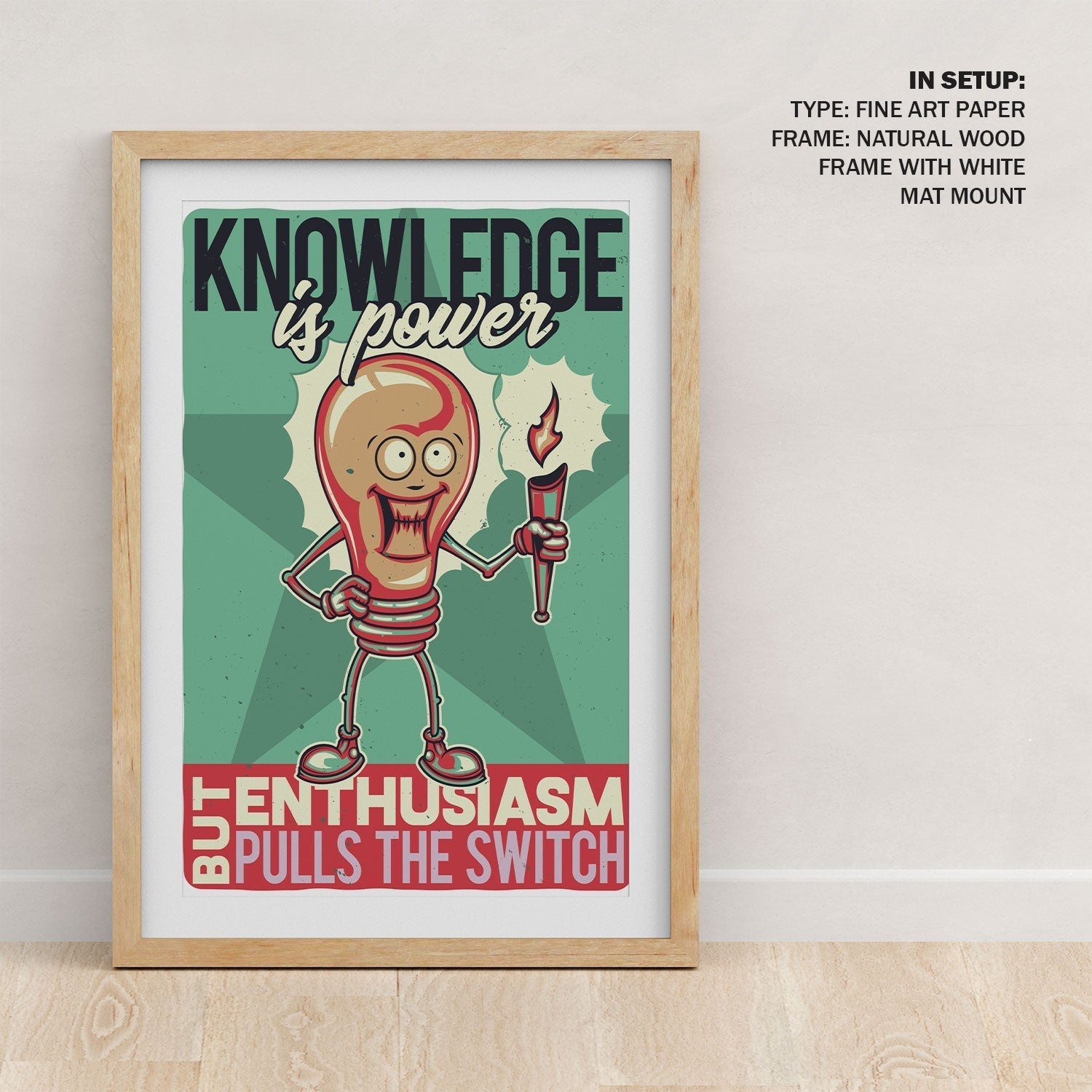 Knowledge is Power, Motivational Posters
