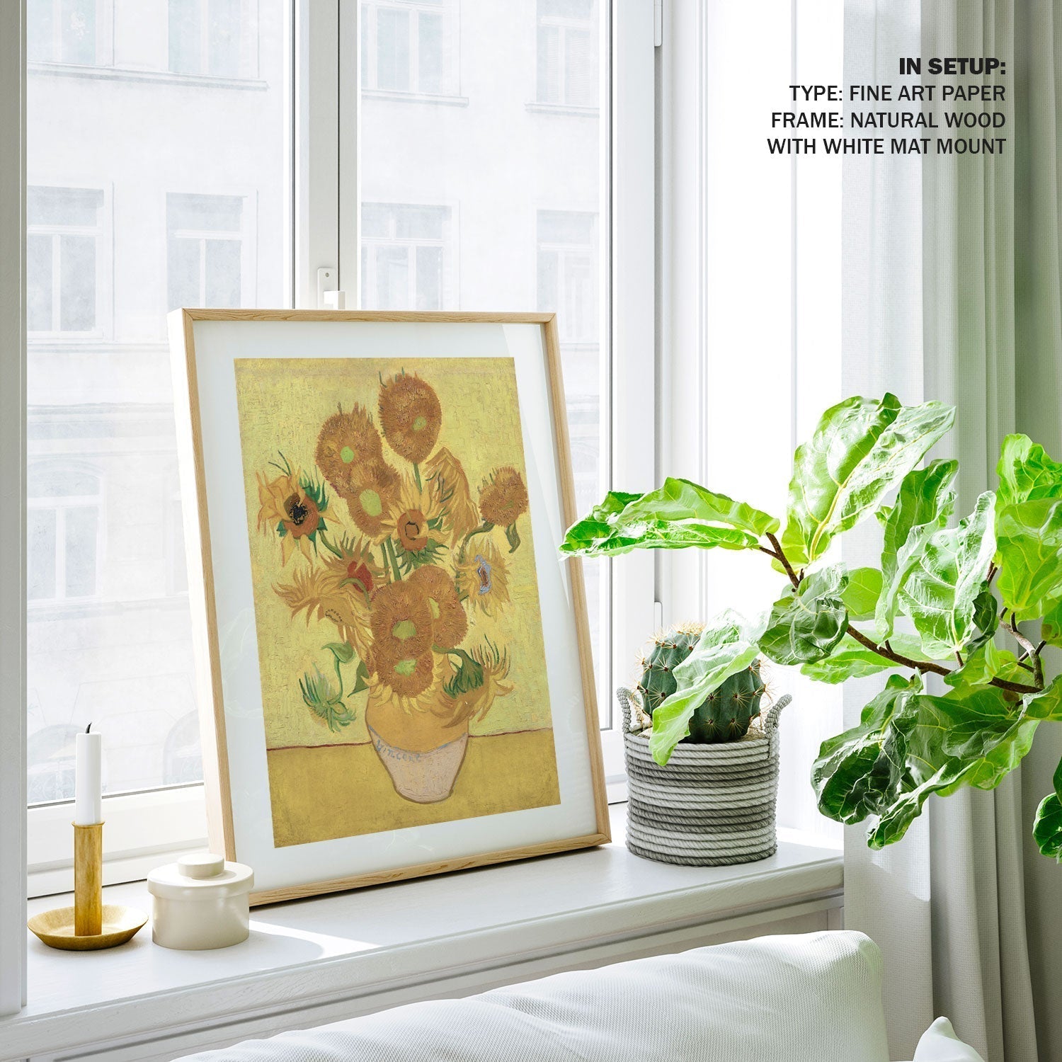 Sunflowers, Vincent Van Gogh Painting