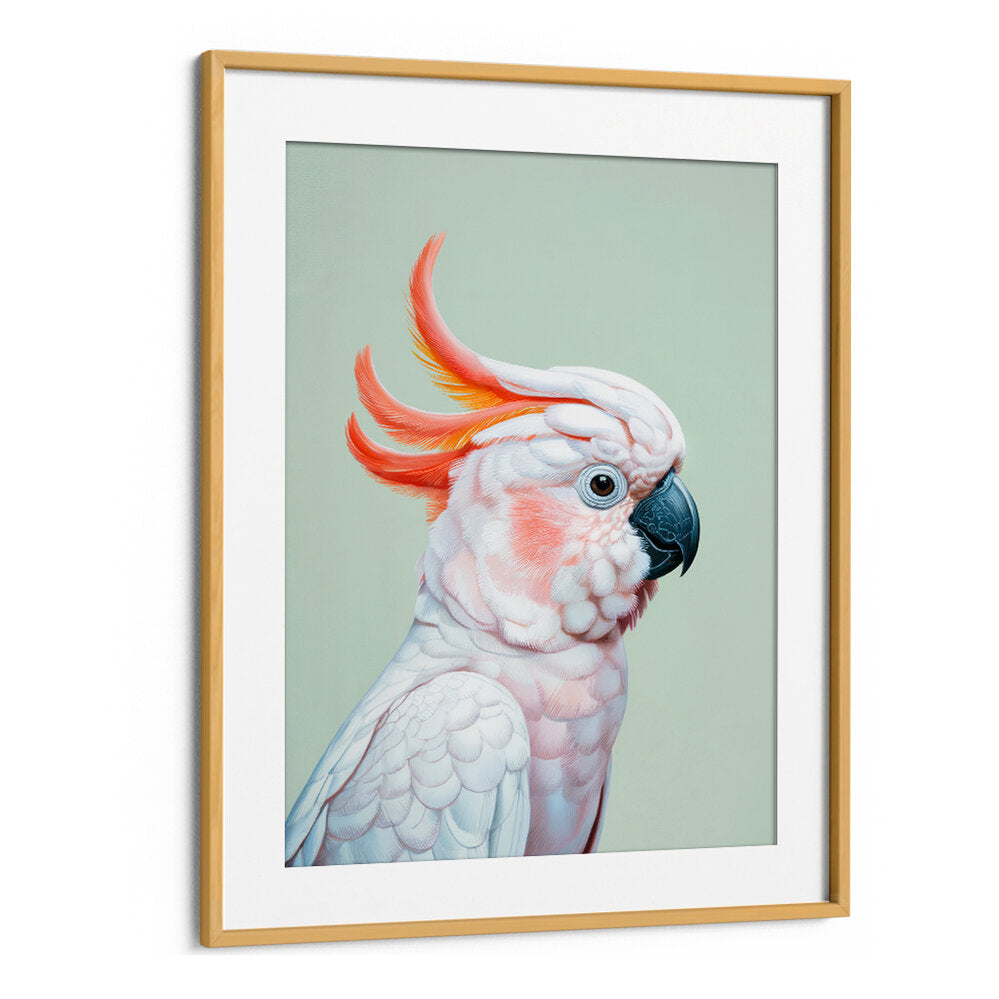 WHITE COCKATOO I , ANIMAL PAINTINGS