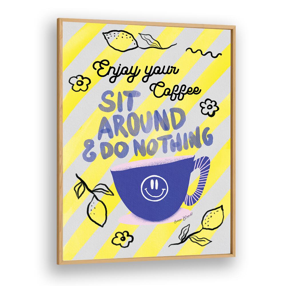 Bright typography poster featuring