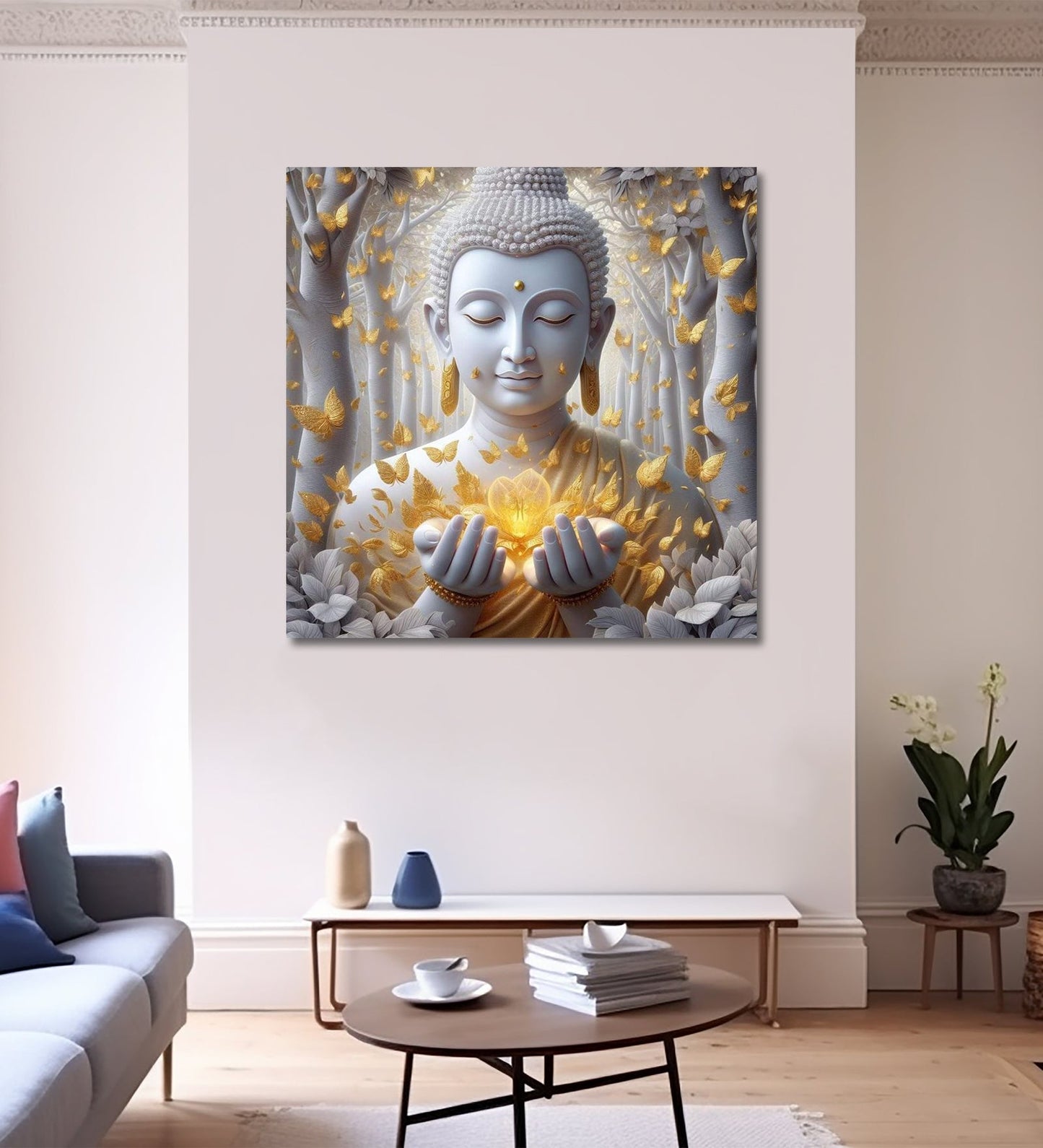 Illuminate Your Home with the Serenity of Buddha Canvas Art