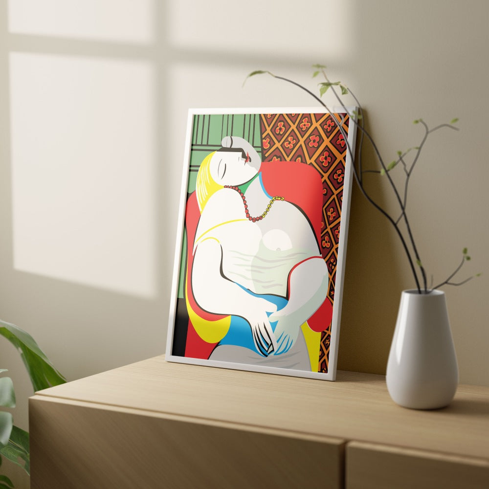 The Dream Remix, Pablo Picasso Style Painting