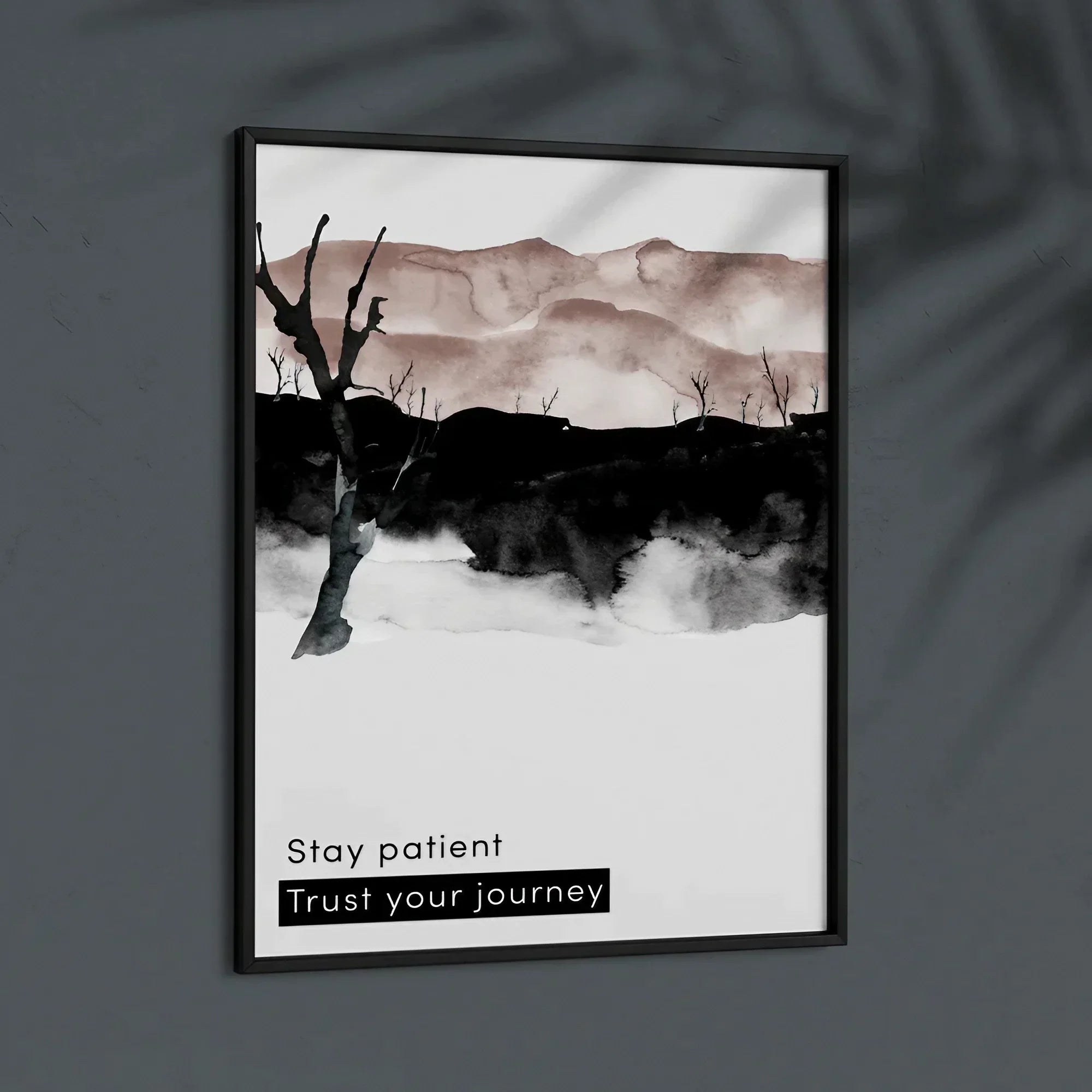 Stay Patient Wall Frame