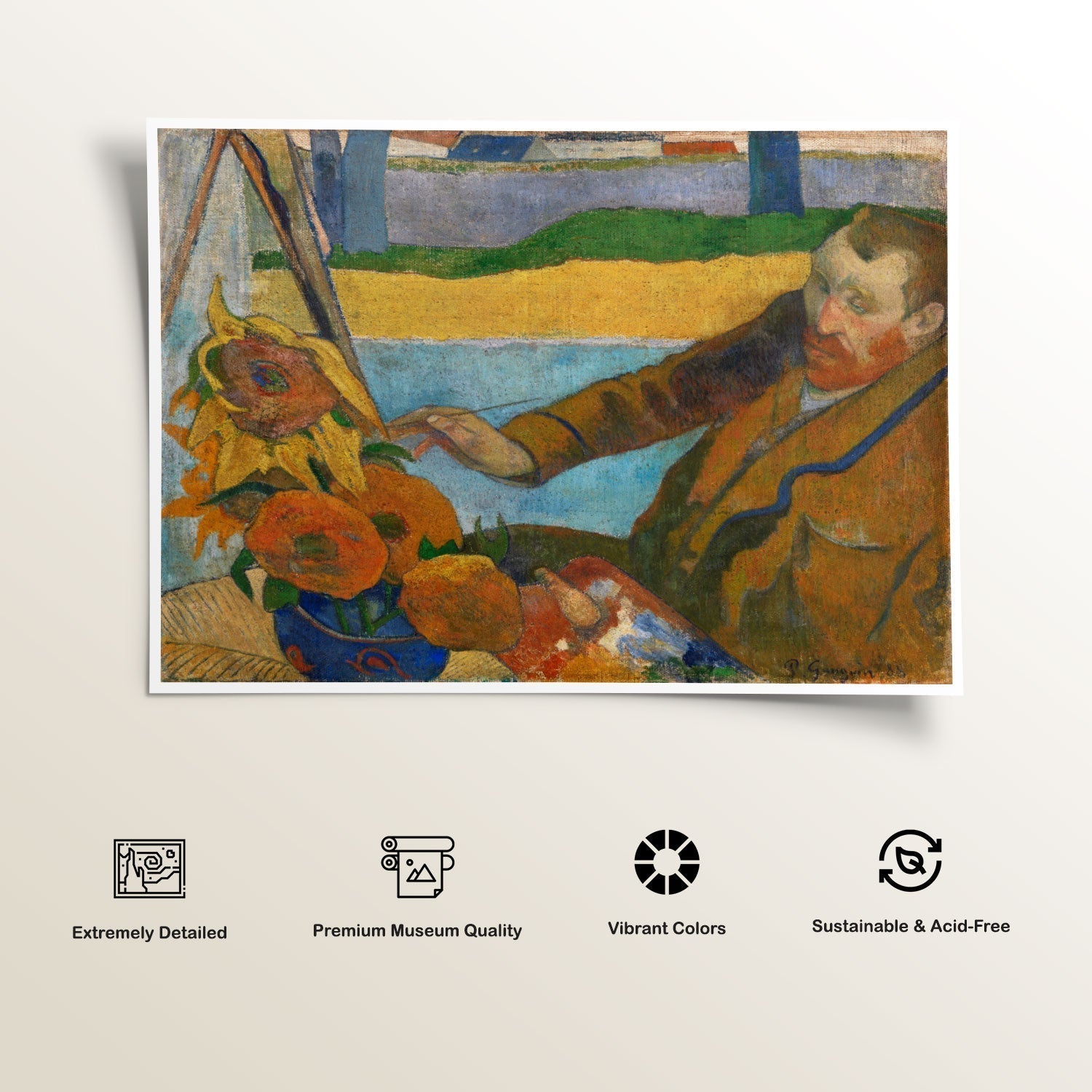 The Painter of Sunflowers Van Gogh, Paul Gauguin Painting