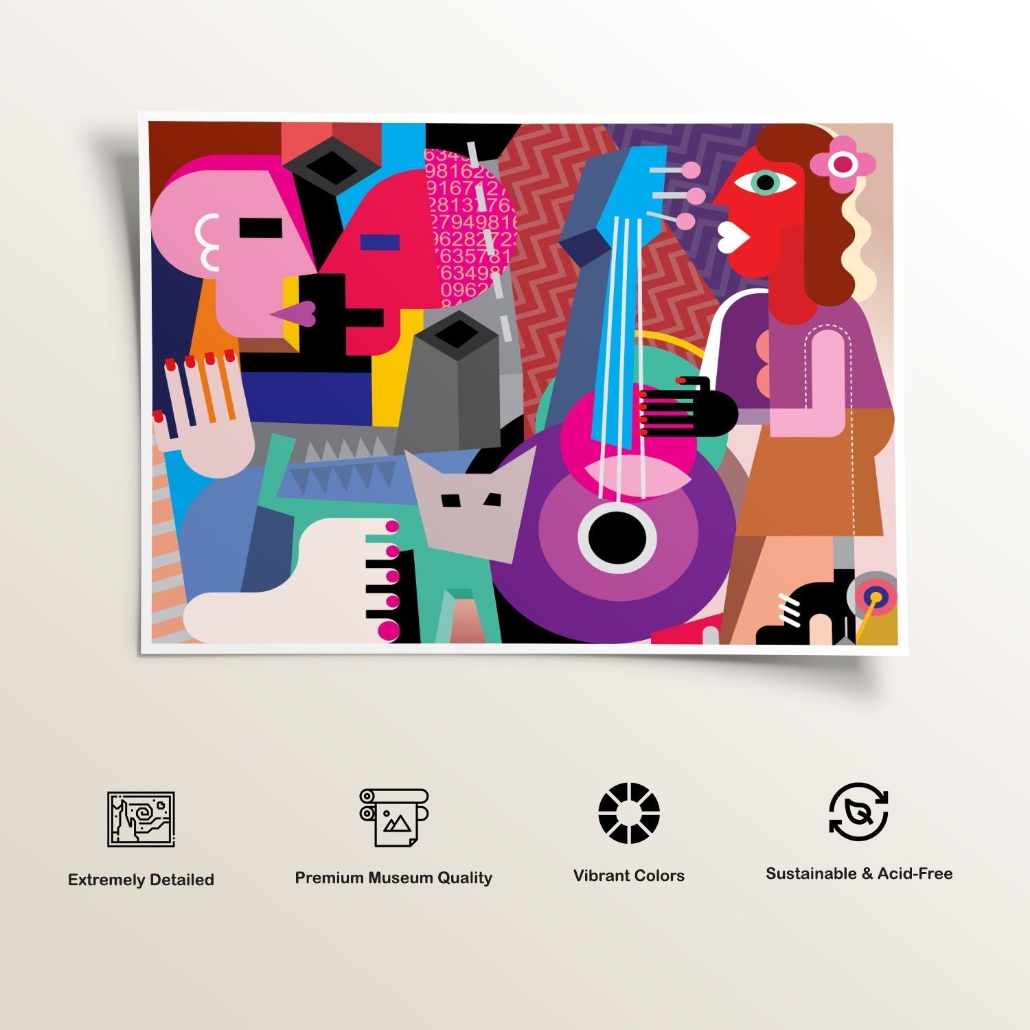 Jazz and Music, Picasso Painting