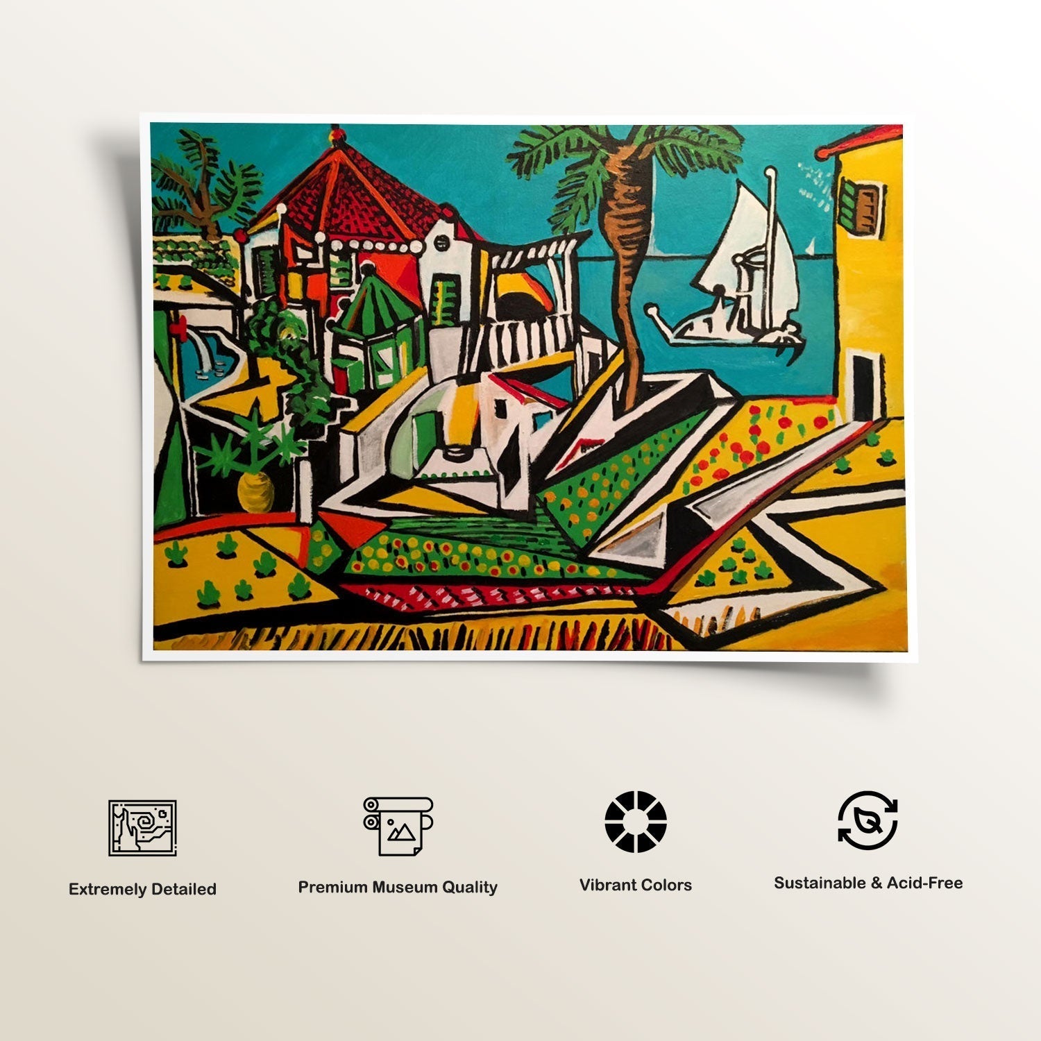 Picassos Mediterranean Landscape, Picasso Painting