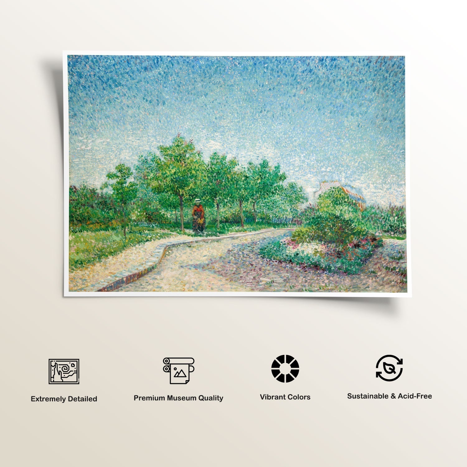 Square Saint Pierre, Van Gogh Painting