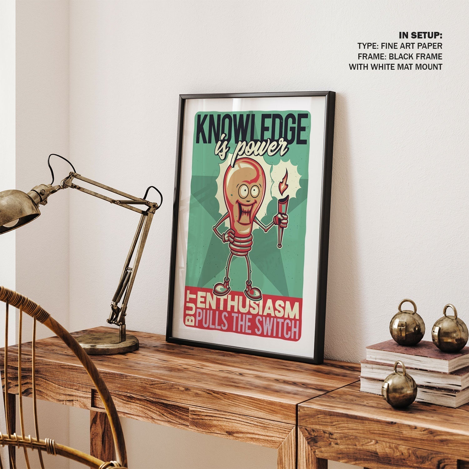 Knowledge is Power, Motivational Posters