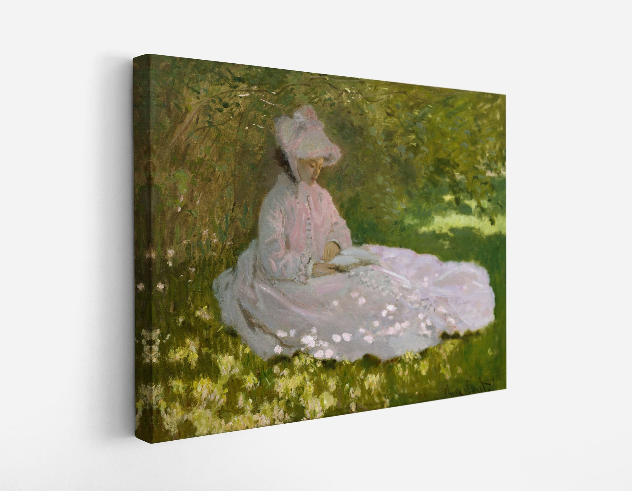 Claude Monet's Springtime // Wall Art Print