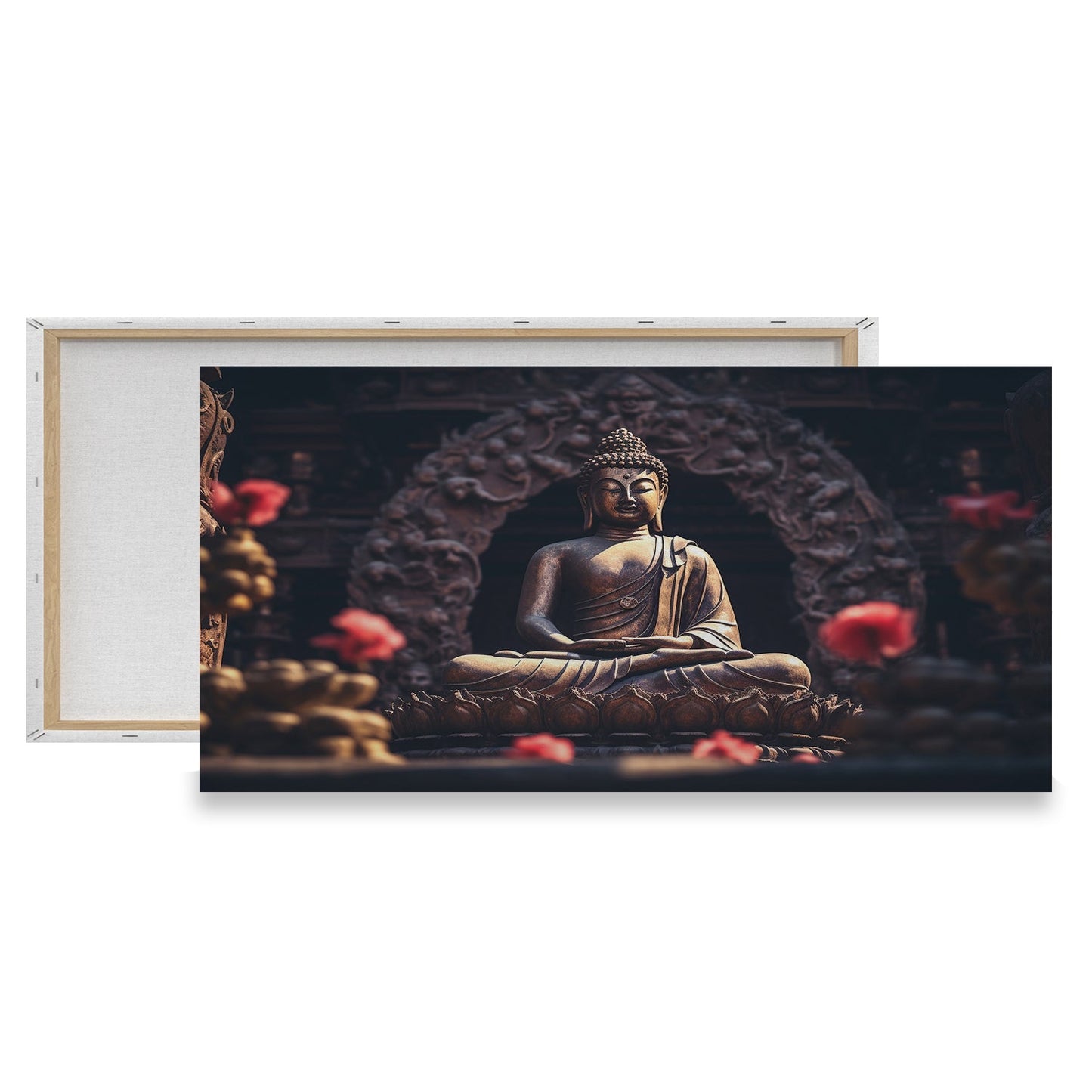 Serene Buddha Canvas Painting Tranquil Zen Decor