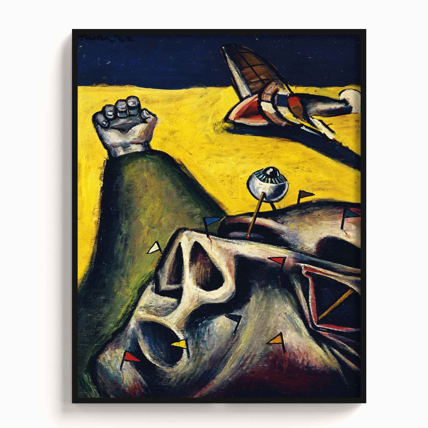 Albert Tucker – Death of an aviator, 1942