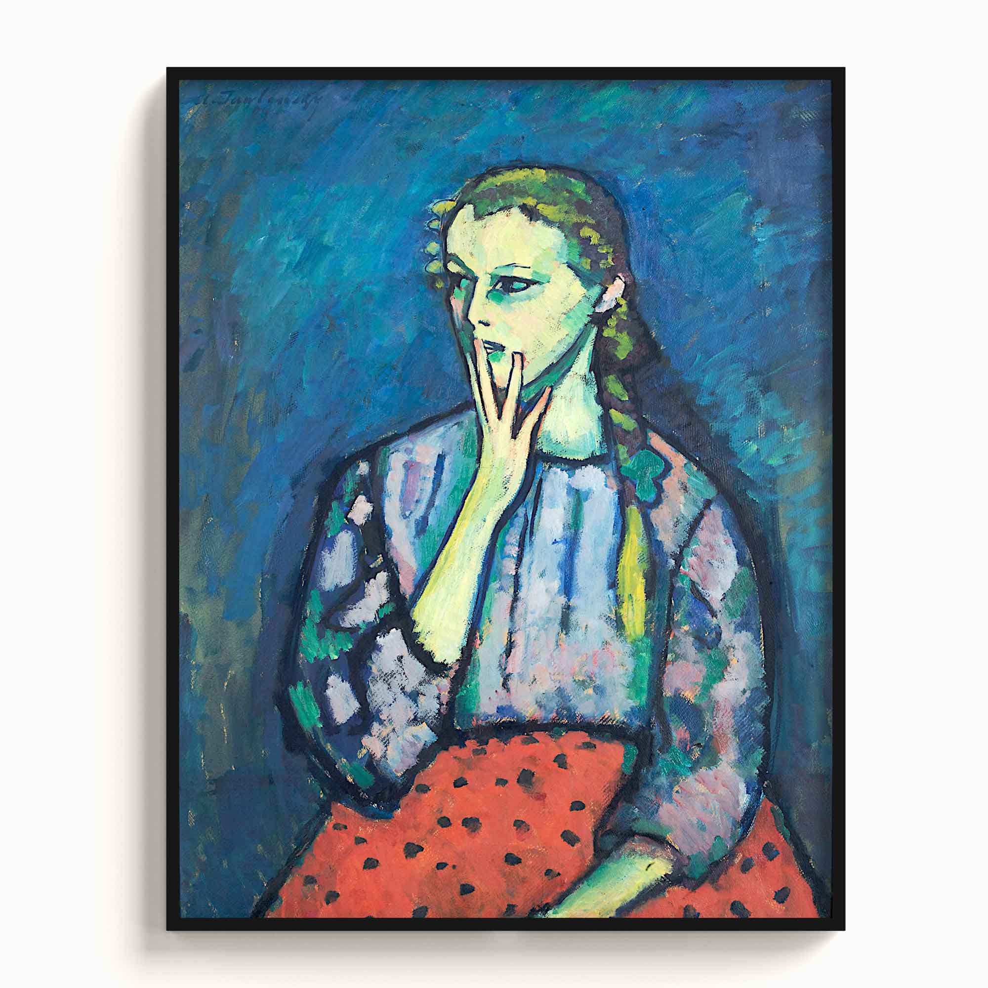 Alexej Jawlensky – Portrait of a girl, 1909