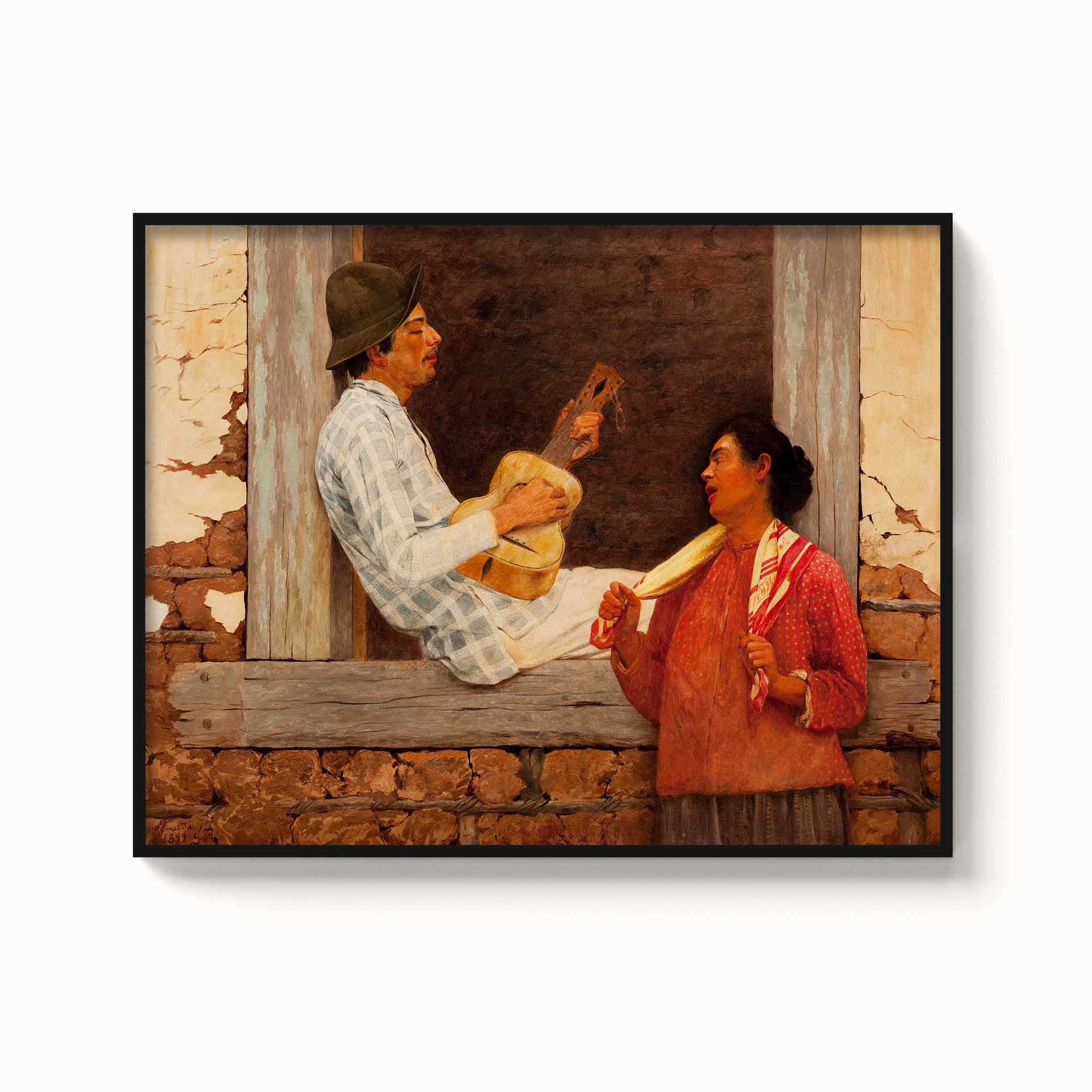 Almeida Junior - O Violeiro, 1899