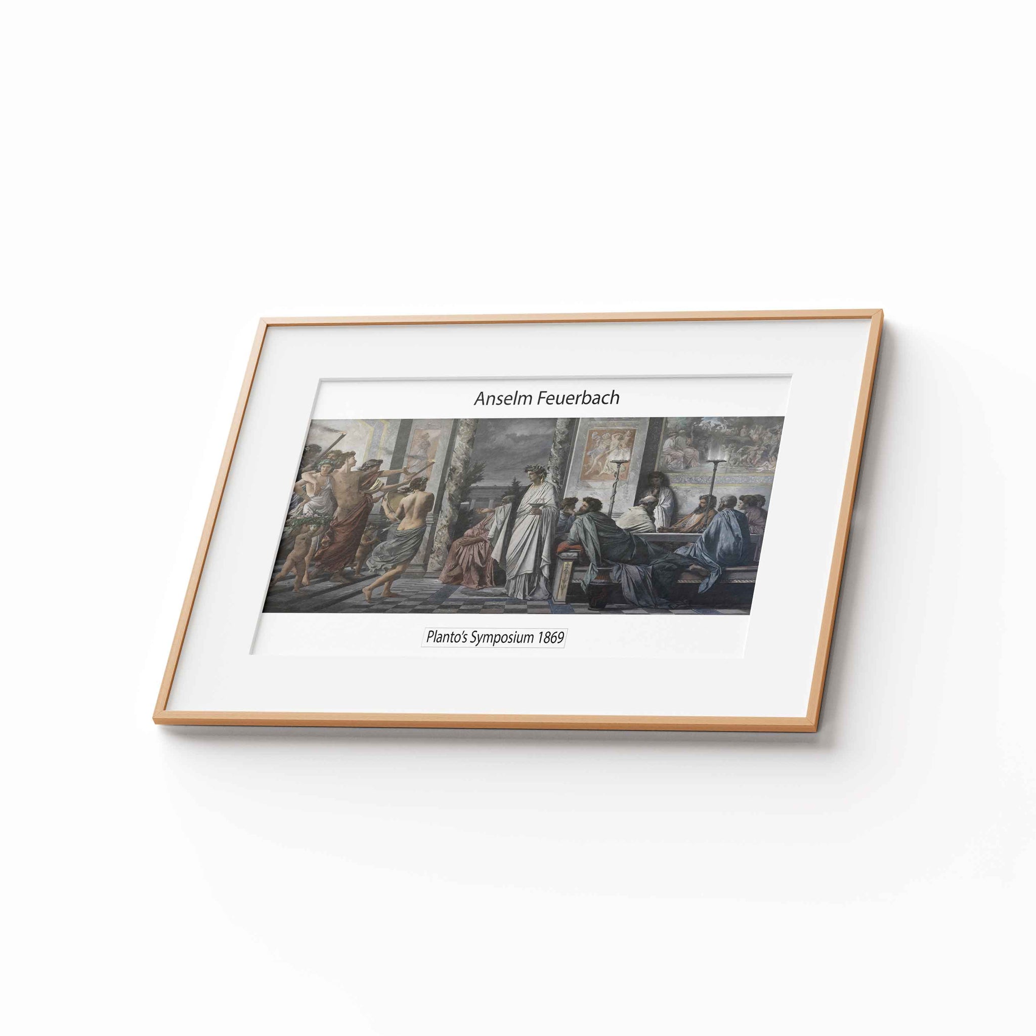 Anselm Feuerbach – Plato's symposium, 1869