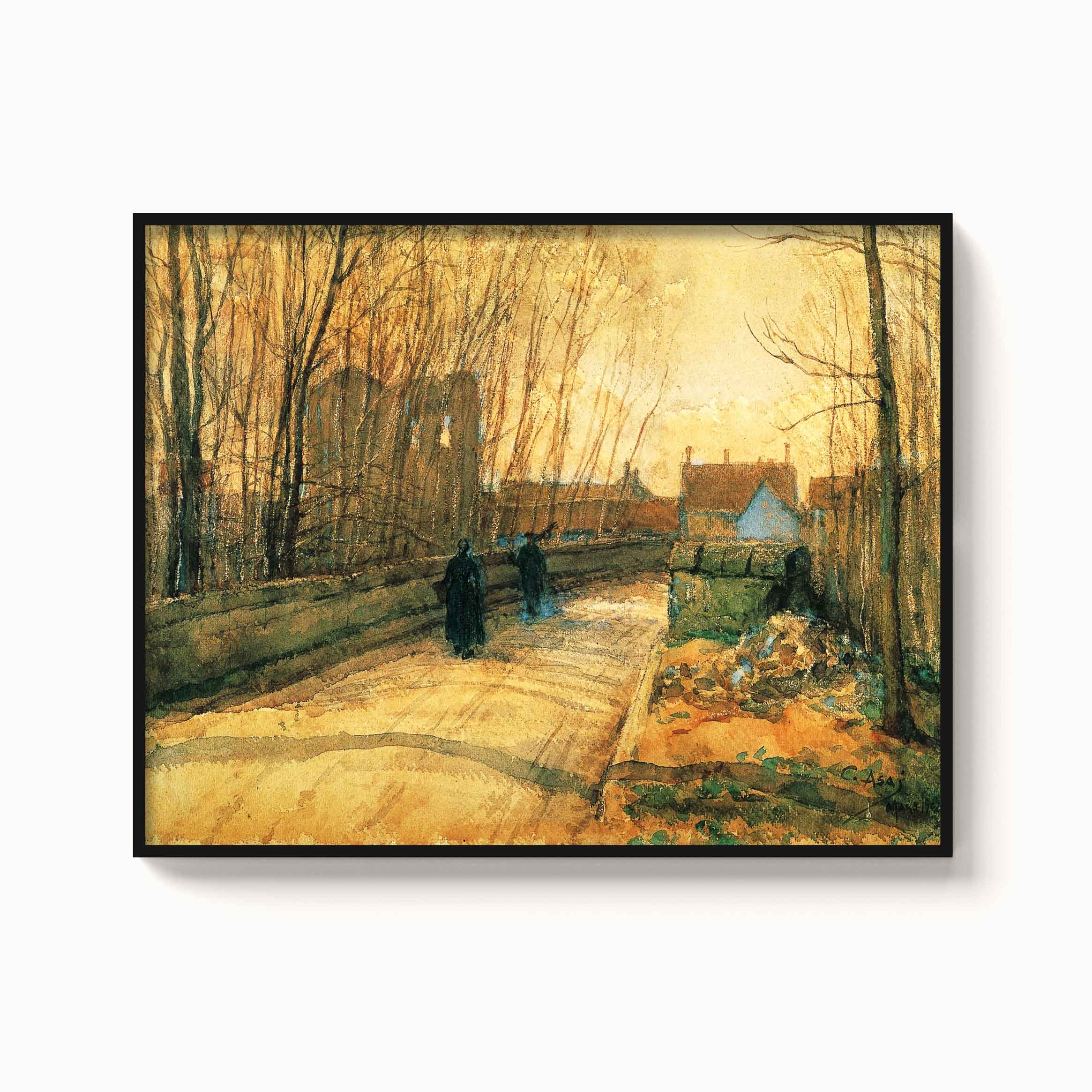 Asai Chū – Bridge in Grez-sur-Loing, 1902