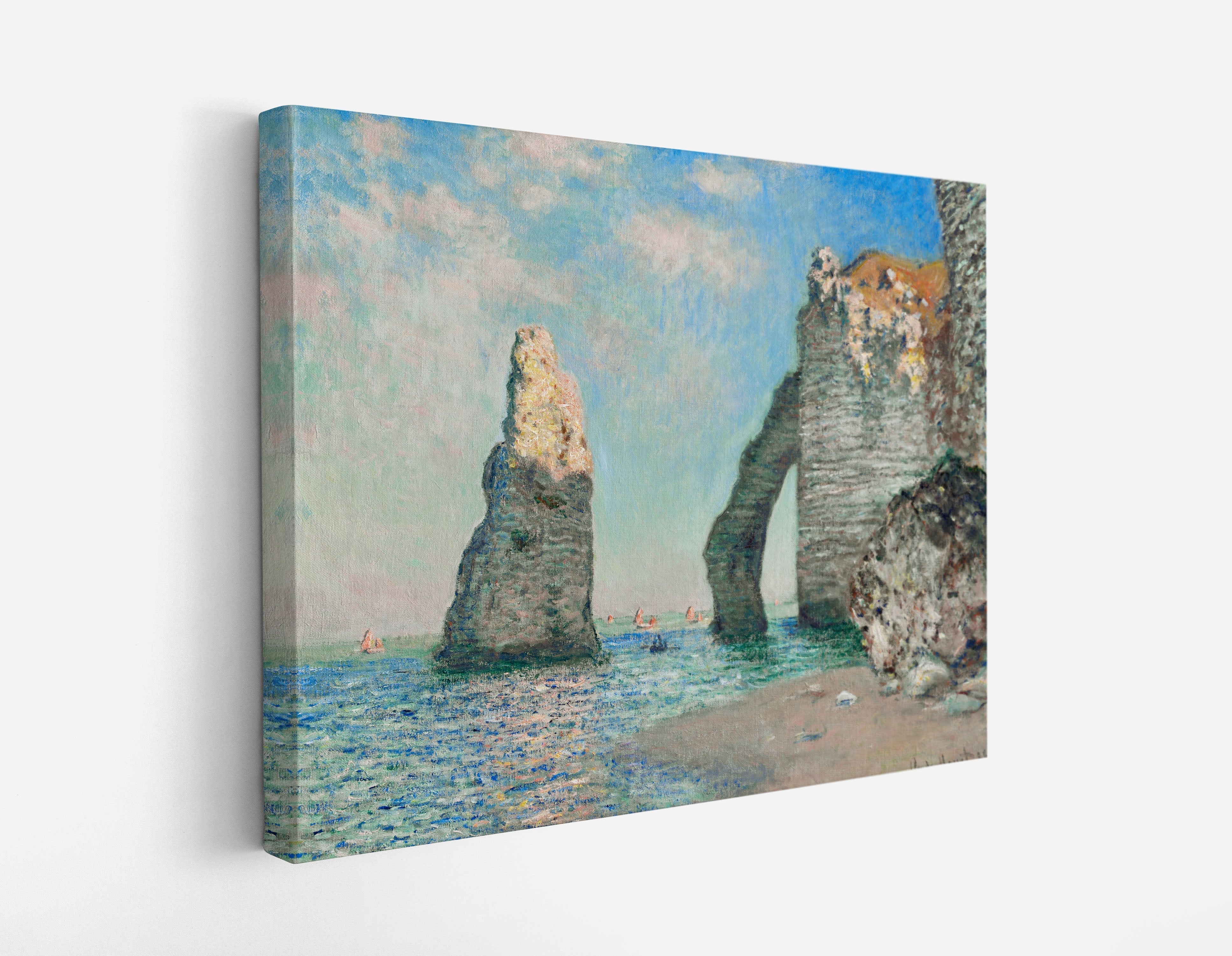 Claude Monet's The Cliffs at Étretat // Wall Art Print