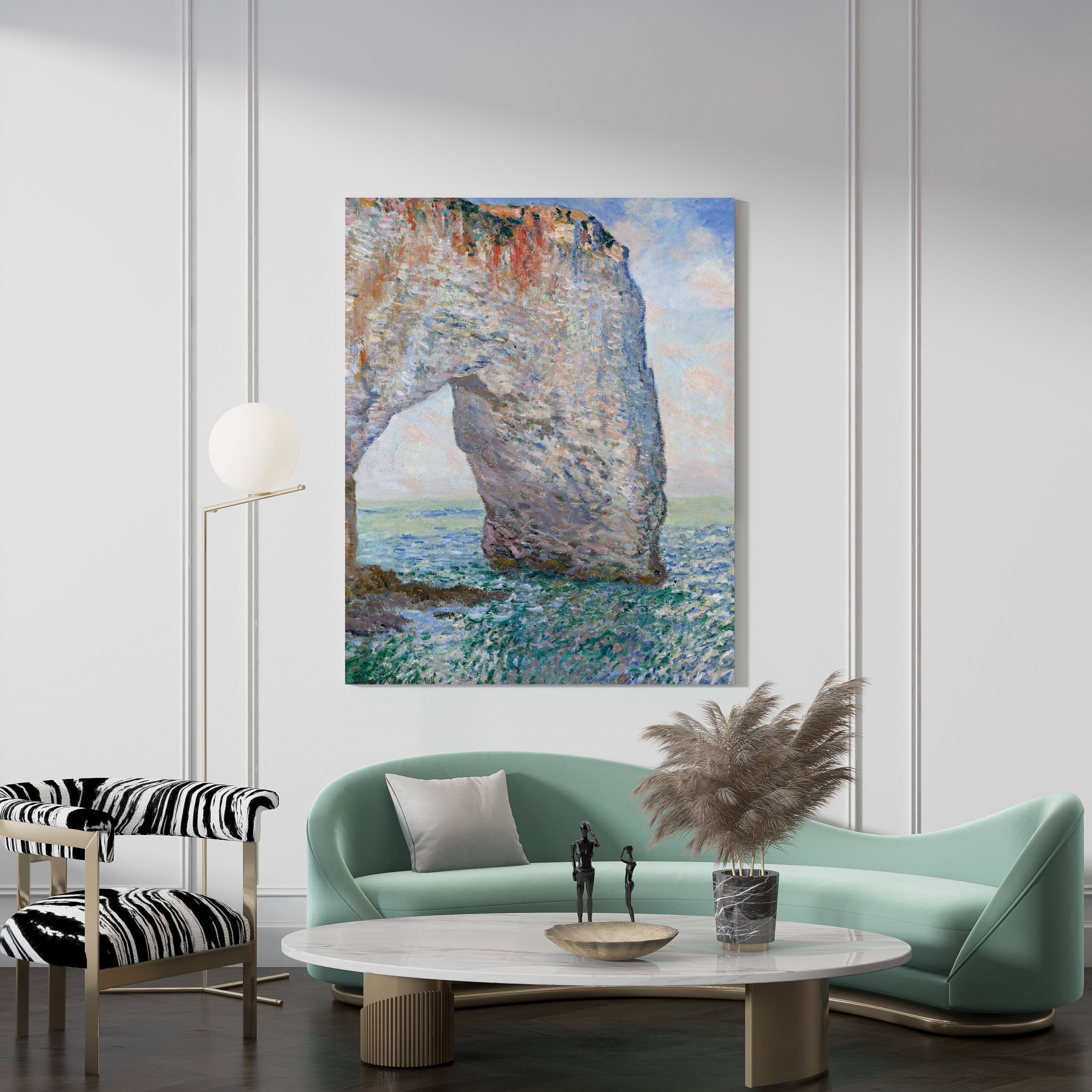 Claude Monet's The Manneporte near Étretat // Wall Art Print