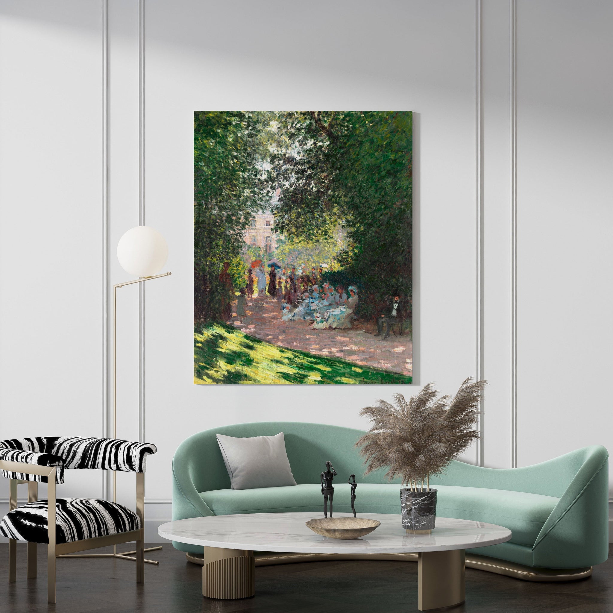 Claude Monet's The Parc Monceau // Wall Art Print