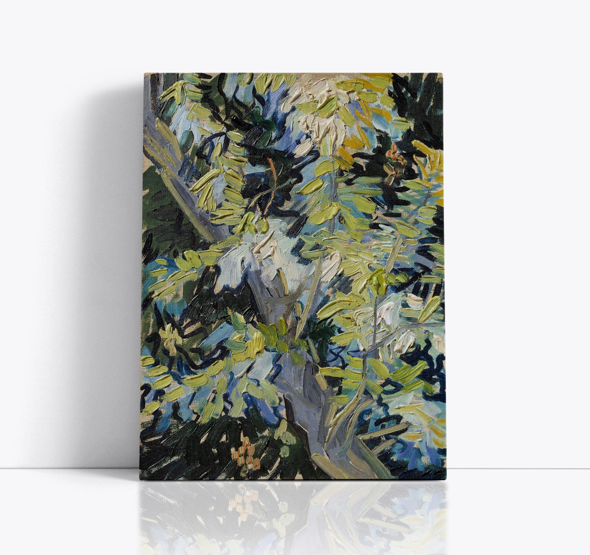 Blossoming Acacia Branches (1890) by Vincent Van Gogh // Wall Art Print