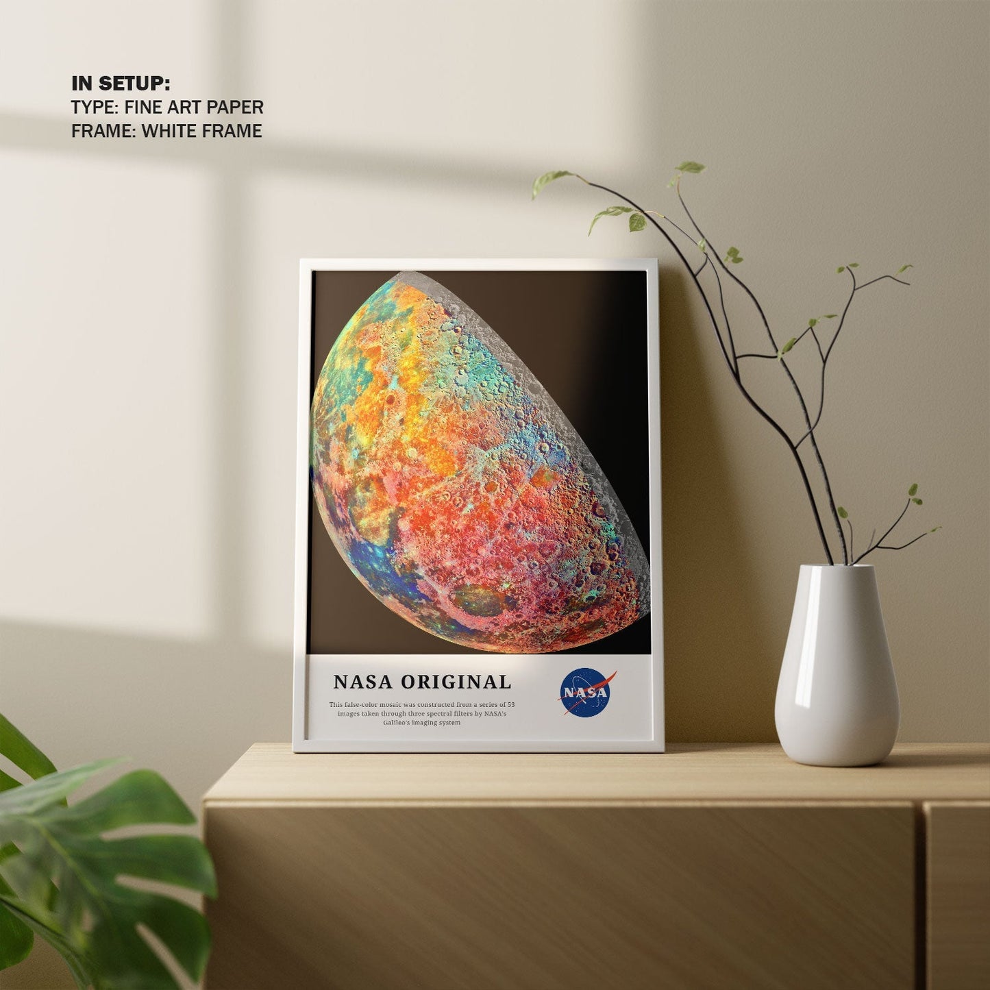 False-Color Mosaic, NASA Art Posters