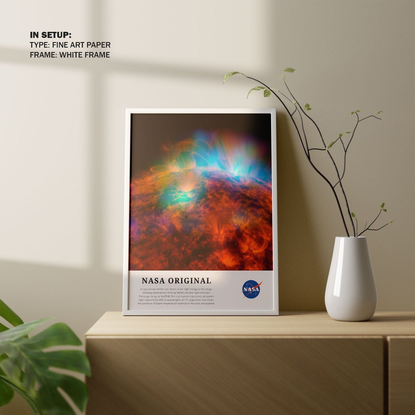Sun Rays Zoomed, NASA Art Posters