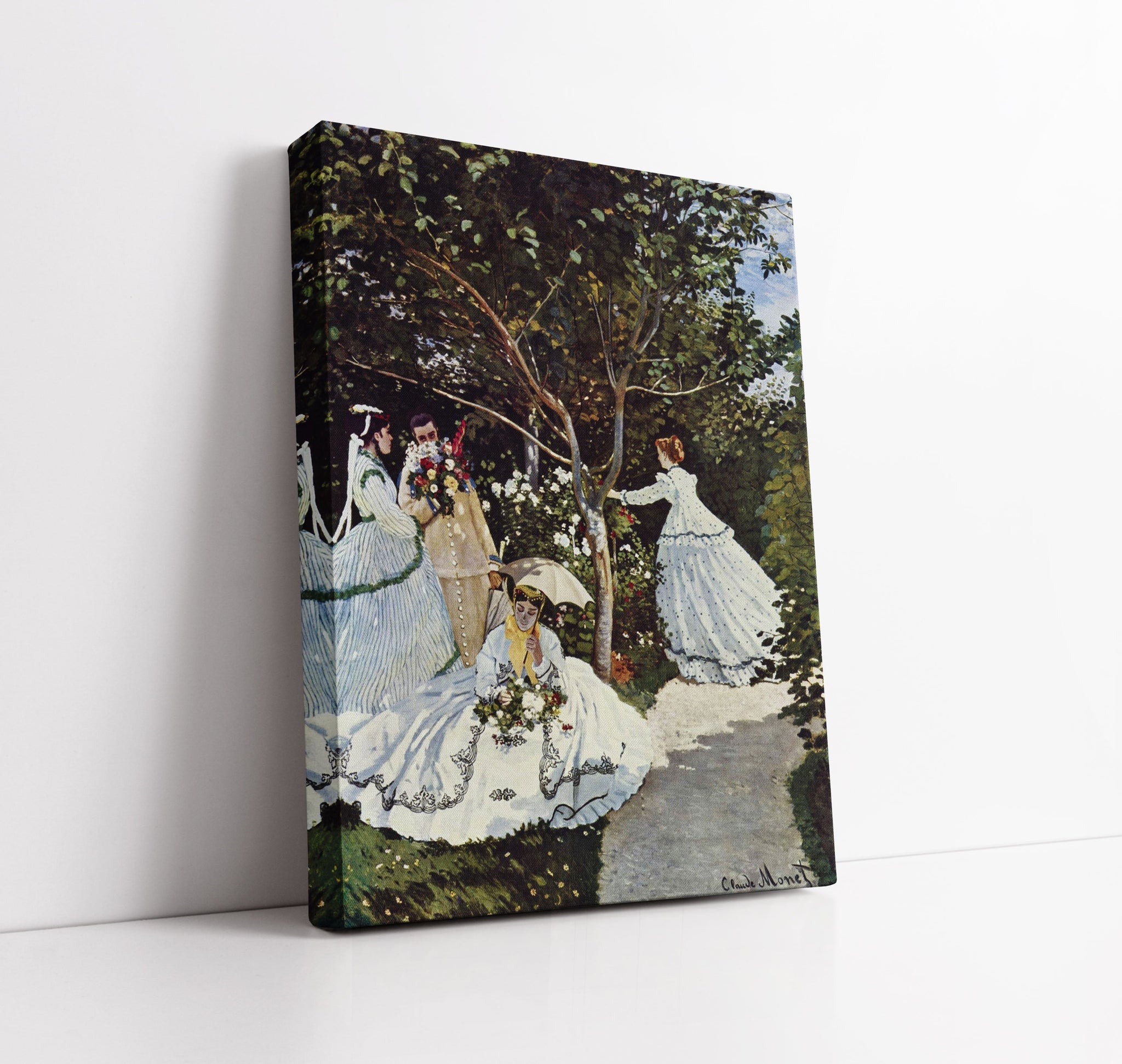 Claude Monet's Women In The Garden // Wall Art Print