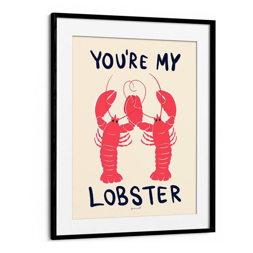 Charming YOU'RE MY LOBSTER, KITCHEN POSTERS add whimsy and warmth to your kitchen decor. Perfect for lovers!