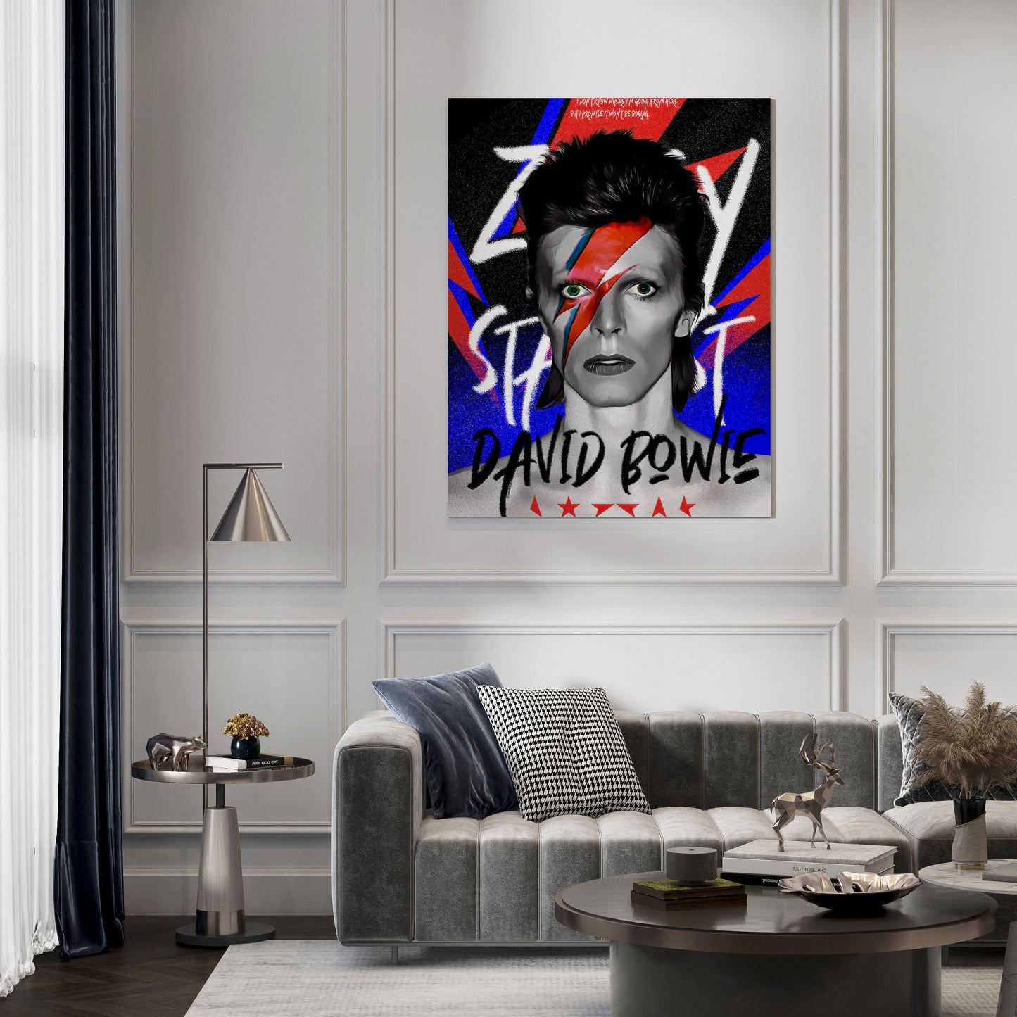 David Bowie Pop Art // Wall Art Print