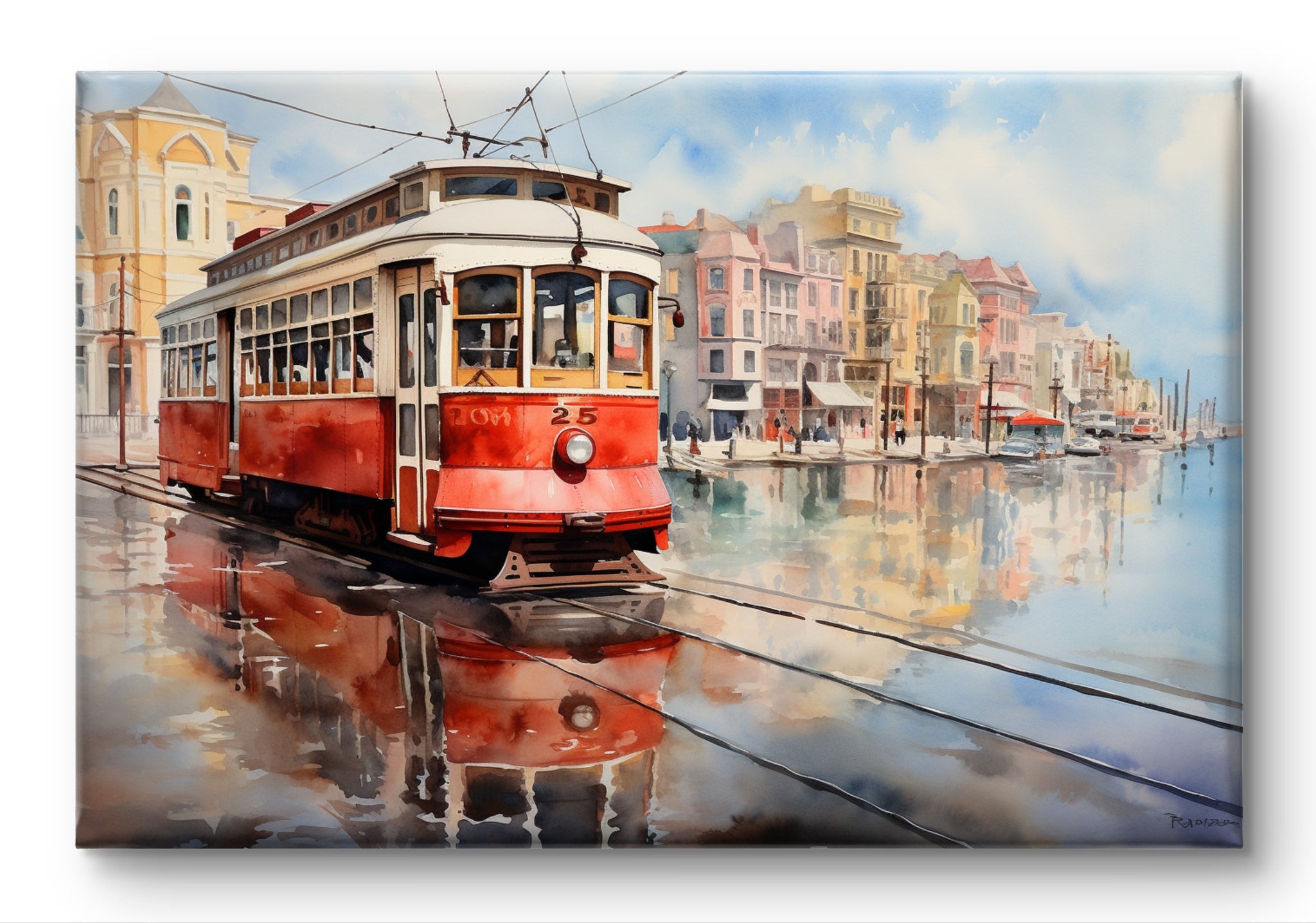 Coastal Tram by Californian Kaleidoscope