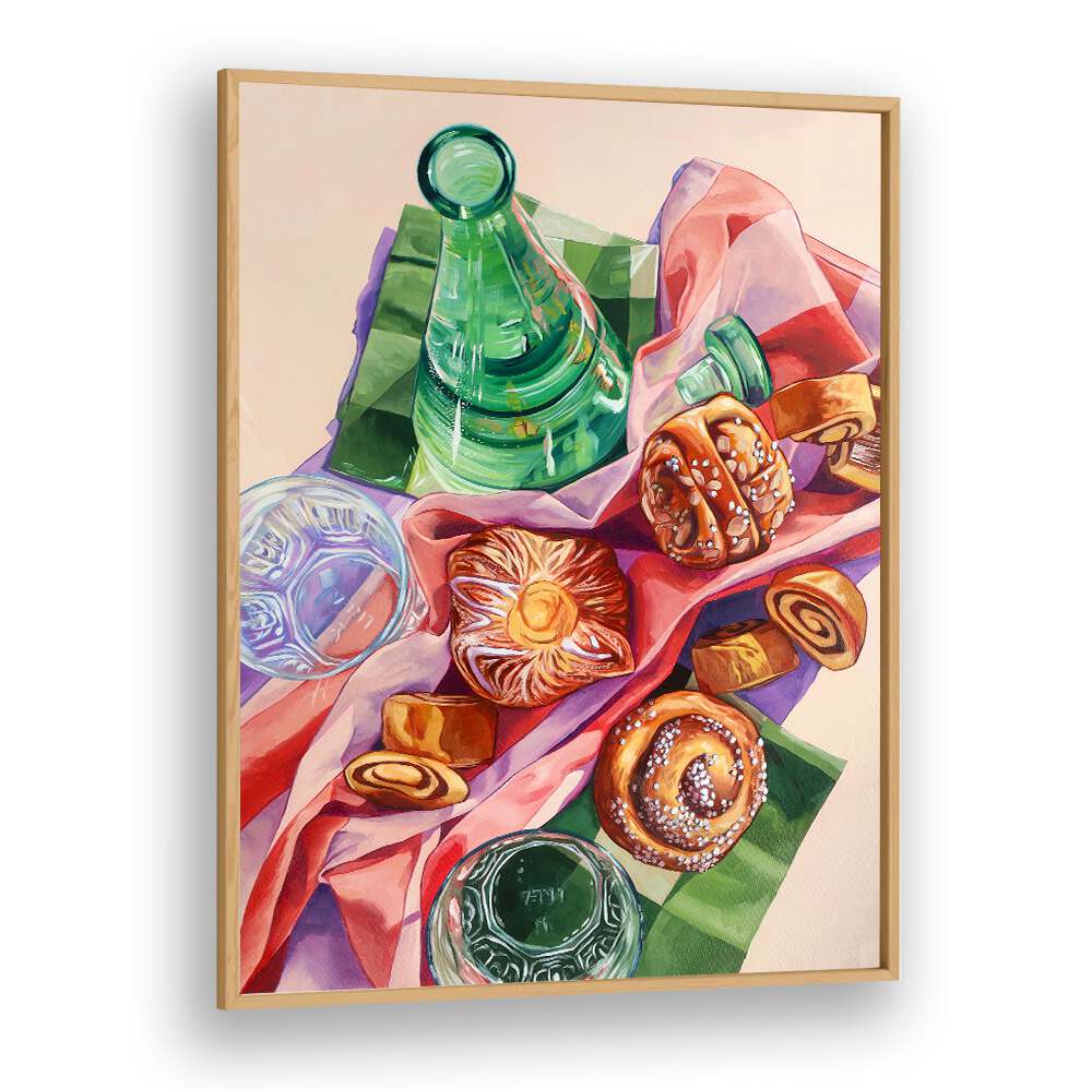 Brighten your kitchen with LOOK AT THE SKY, KITCHEN POSTERS, beautifully framed in oak wood for a stunning touch.