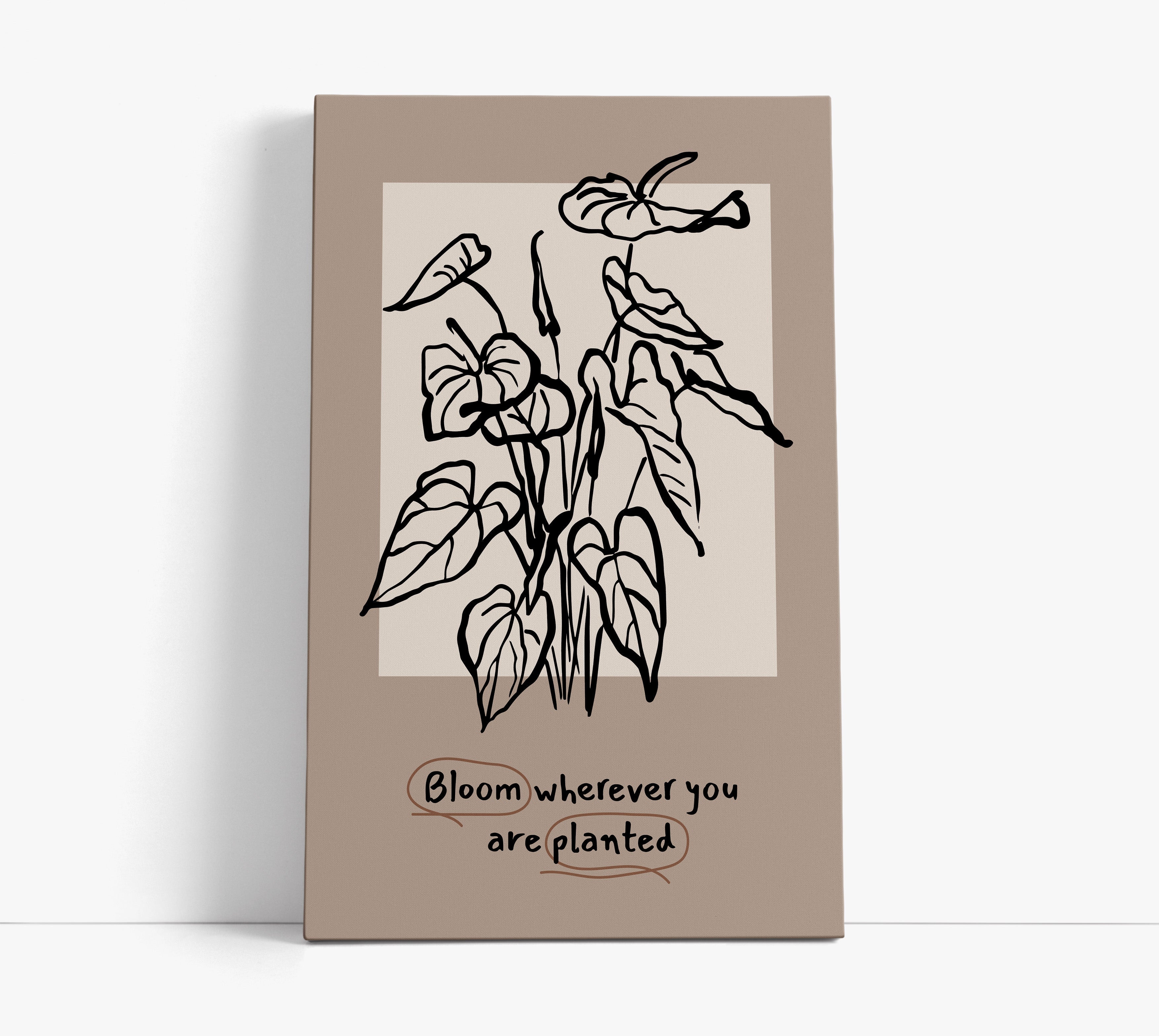 Bloom Wherever You Are Planted // Wall Art Print