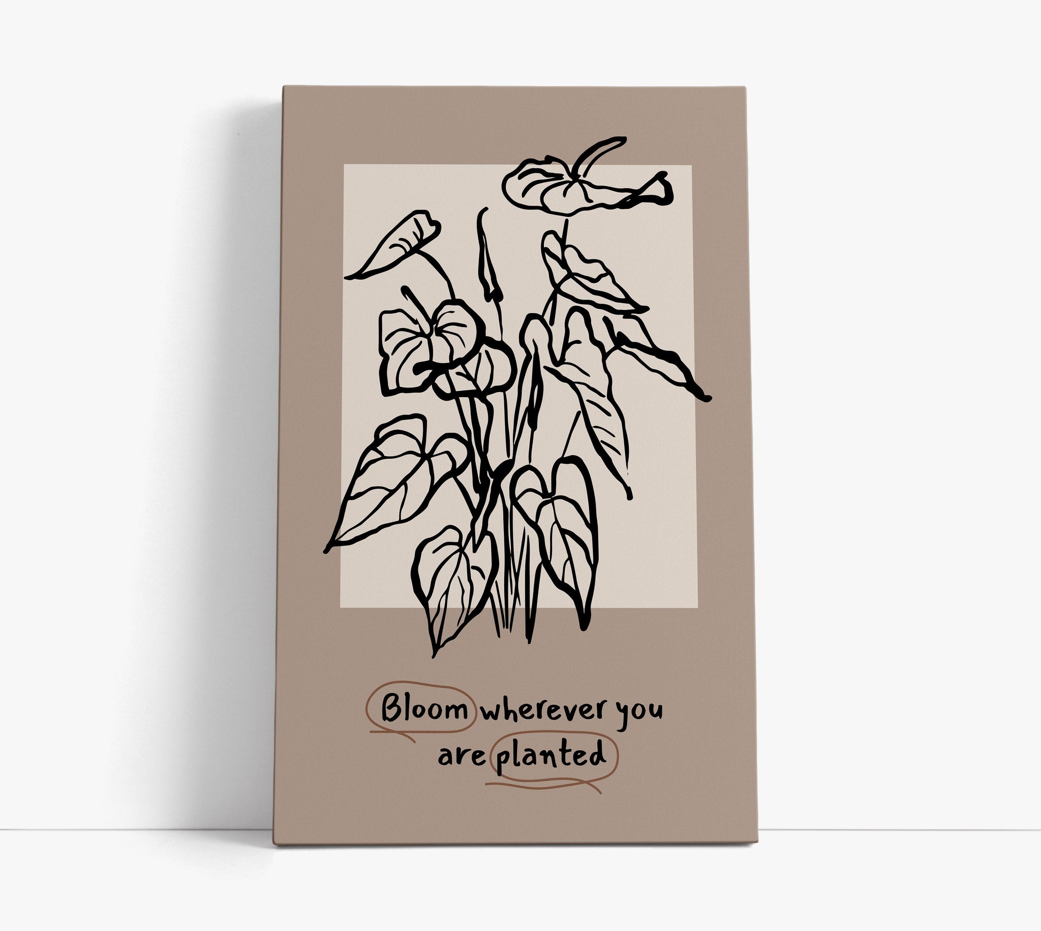 Bloom Wherever You Are Planted // Wall Art Print